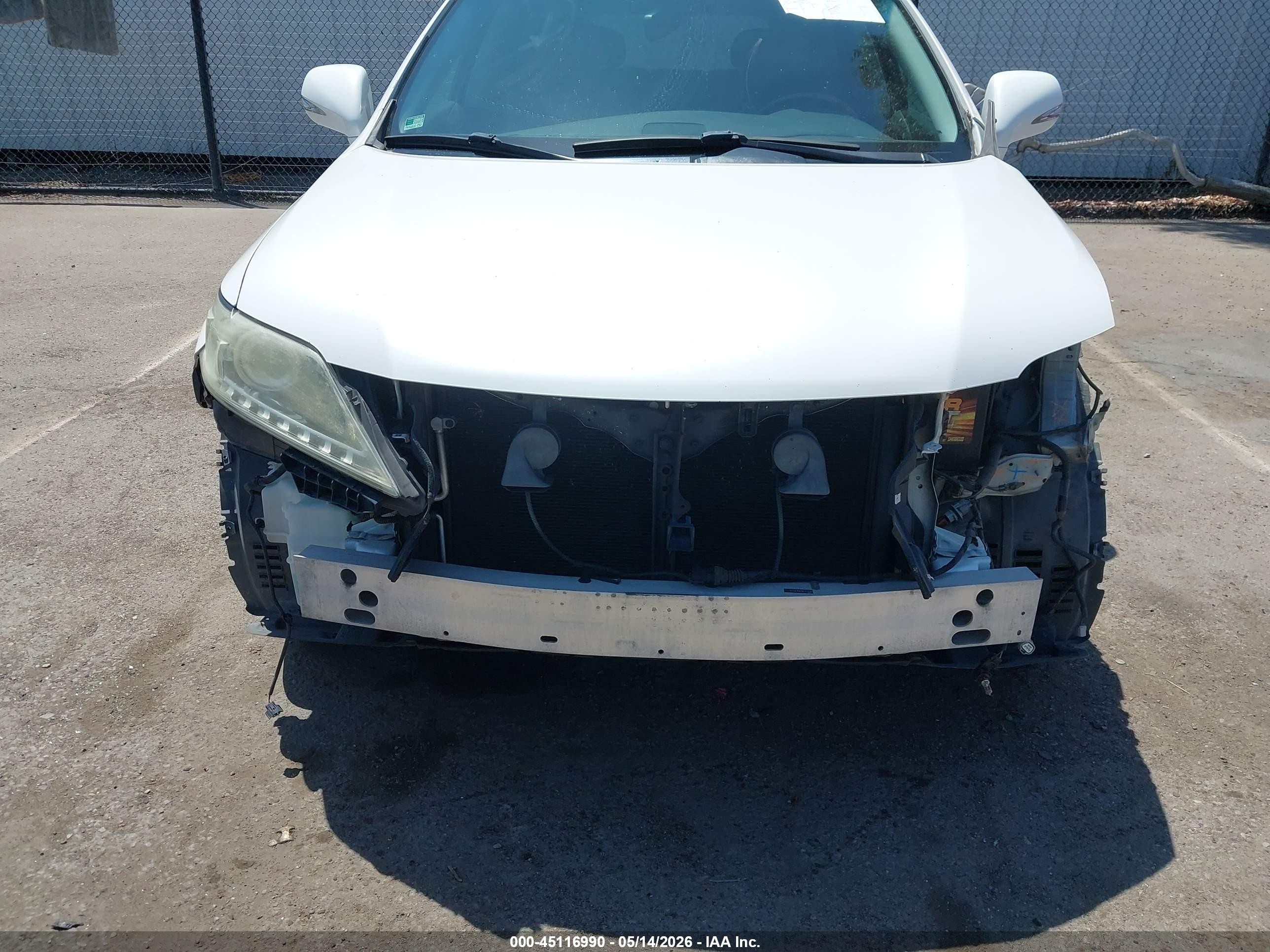2013 Lexus Rx 350 White vin: 2T2ZK1BA1DC111595