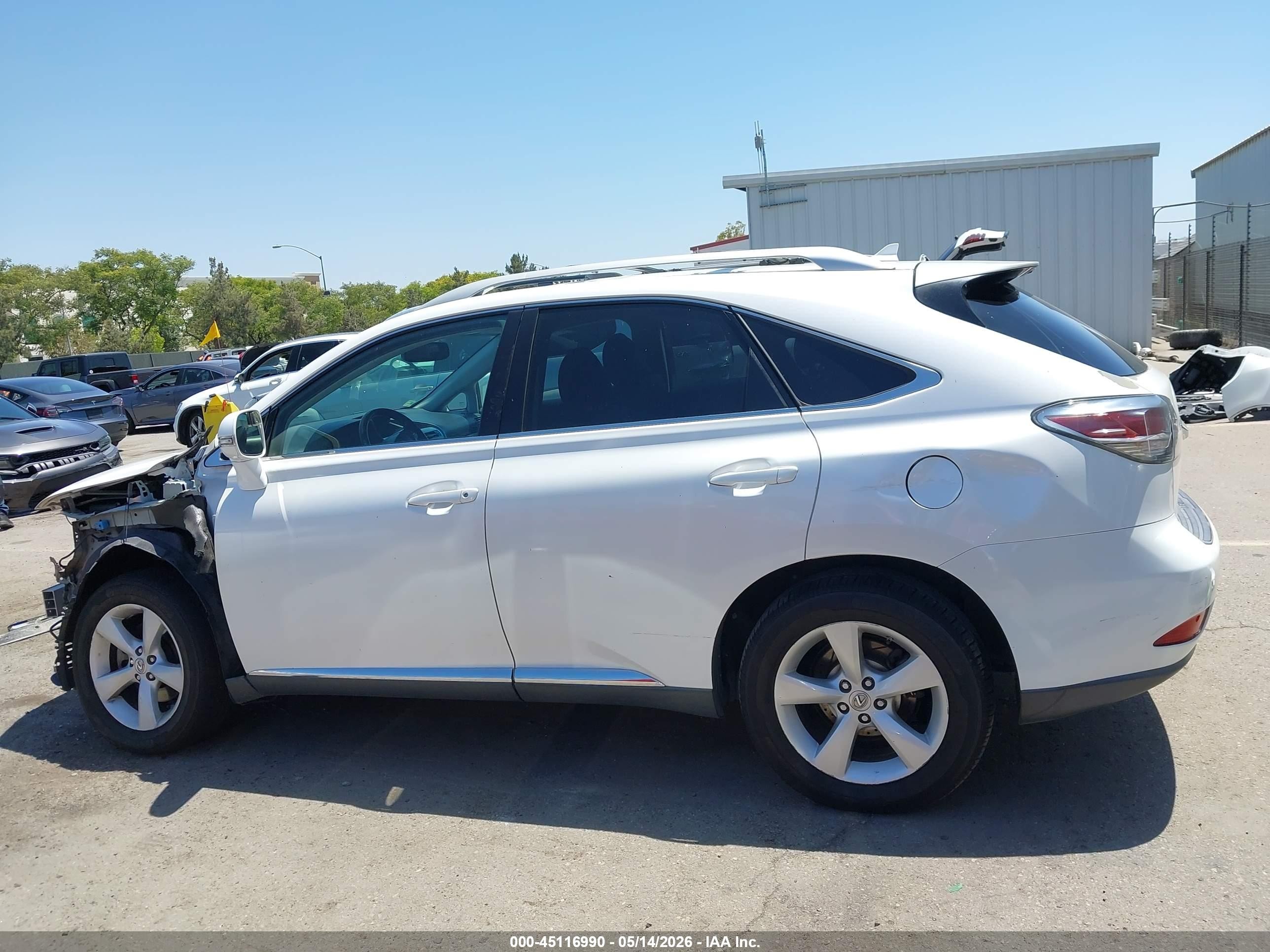 2013 Lexus Rx 350 White vin: 2T2ZK1BA1DC111595