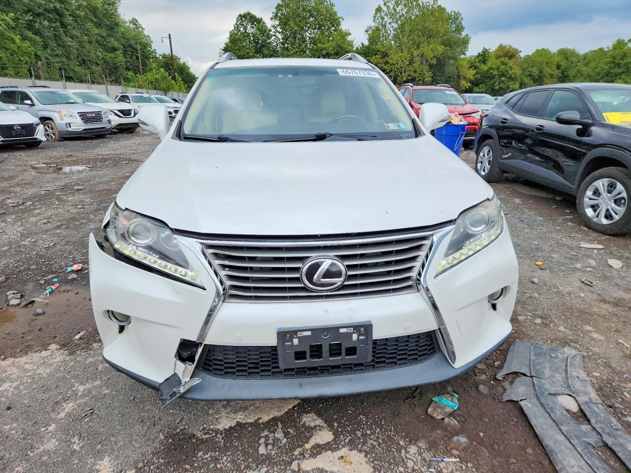 2013 Lexus Rx 350 White vin: 2T2ZK1BA1DC116456