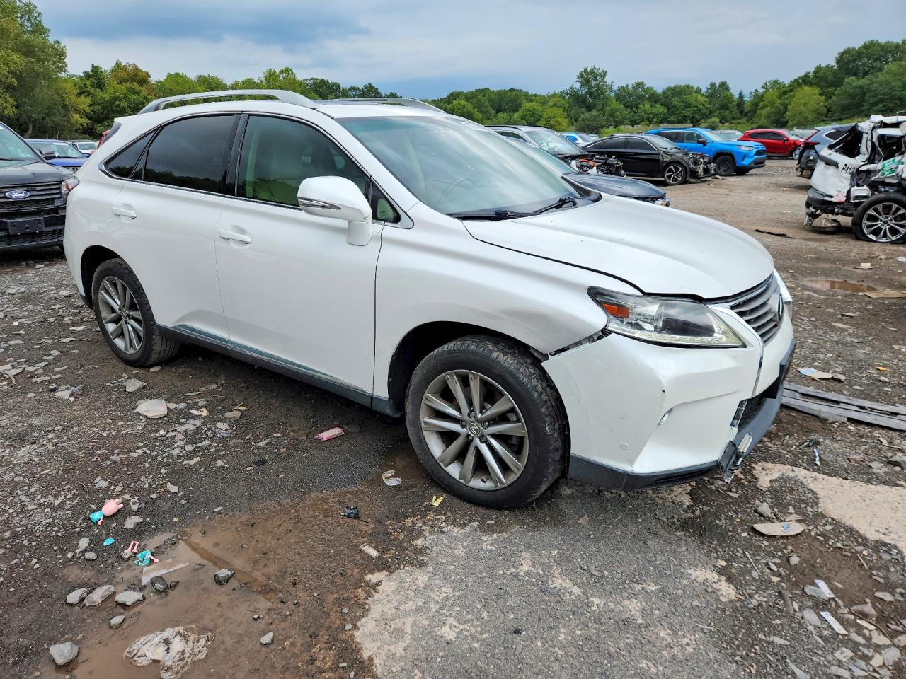 2013 Lexus Rx 350 White vin: 2T2ZK1BA1DC116456