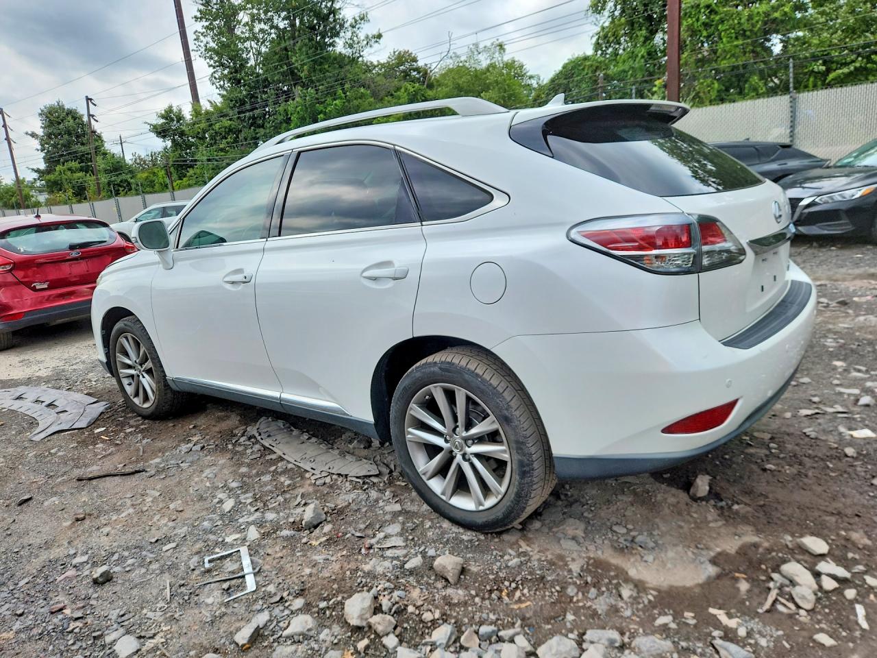 2013 Lexus Rx 350 White vin: 2T2ZK1BA1DC116456