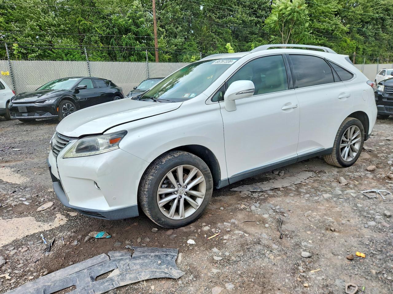 2013 Lexus Rx 350 White vin: 2T2ZK1BA1DC116456