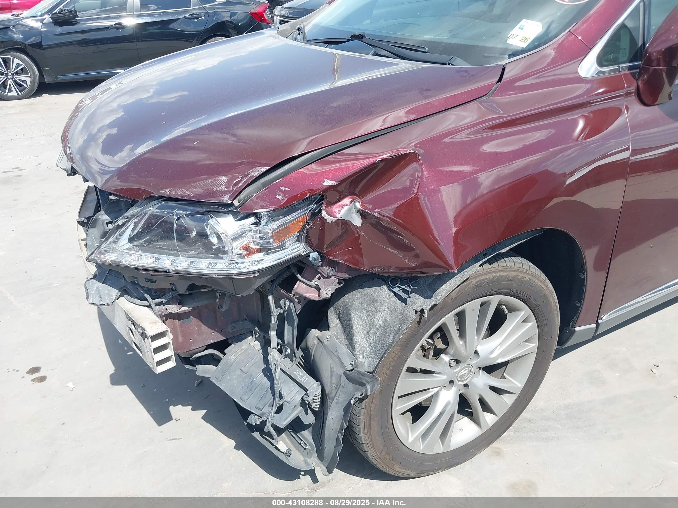 2013 Lexus Rx 350 Темно-бордовый vin: 2T2ZK1BA1DC124959