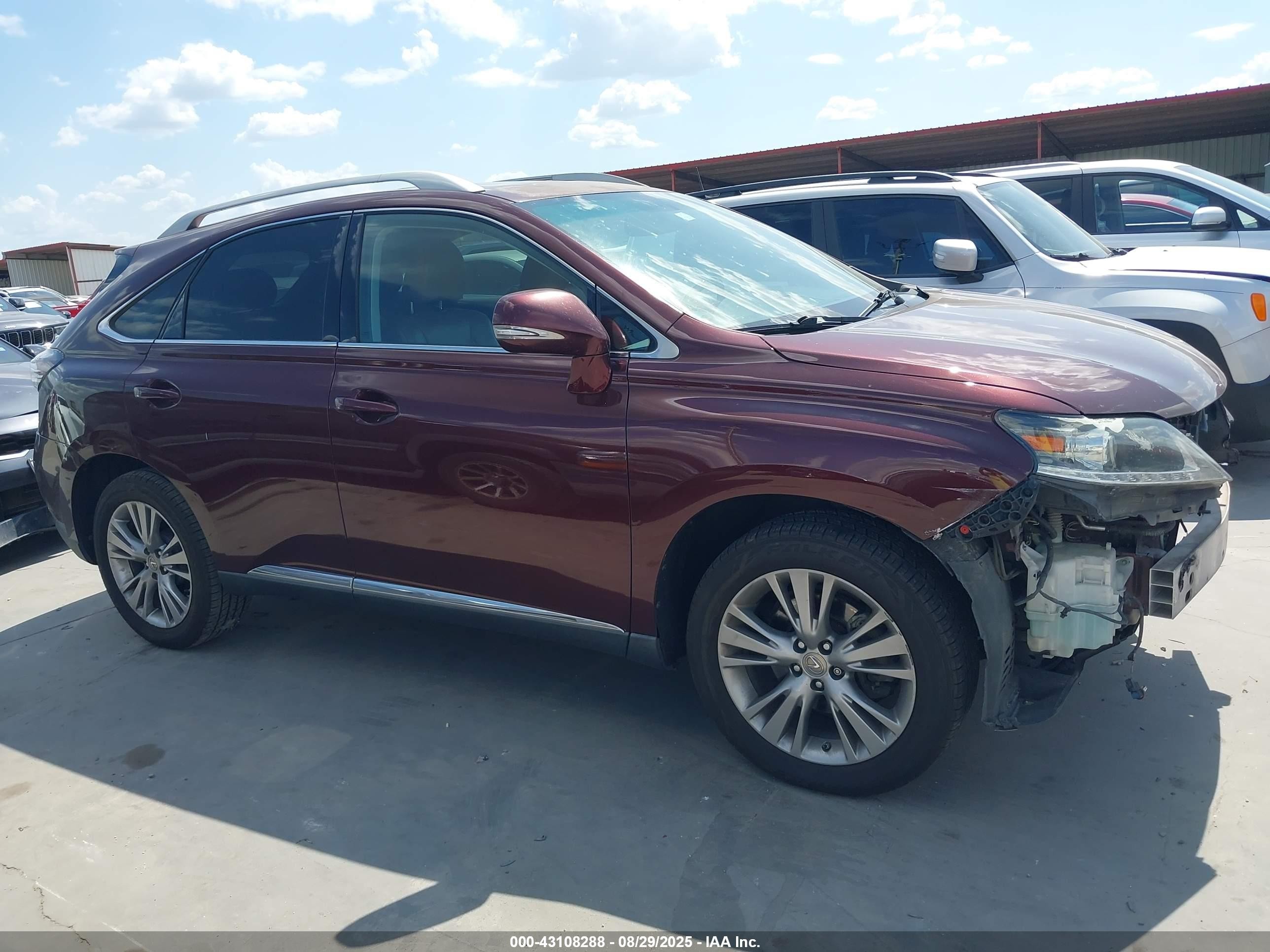 2013 Lexus Rx 350 Темно-бордовый vin: 2T2ZK1BA1DC124959