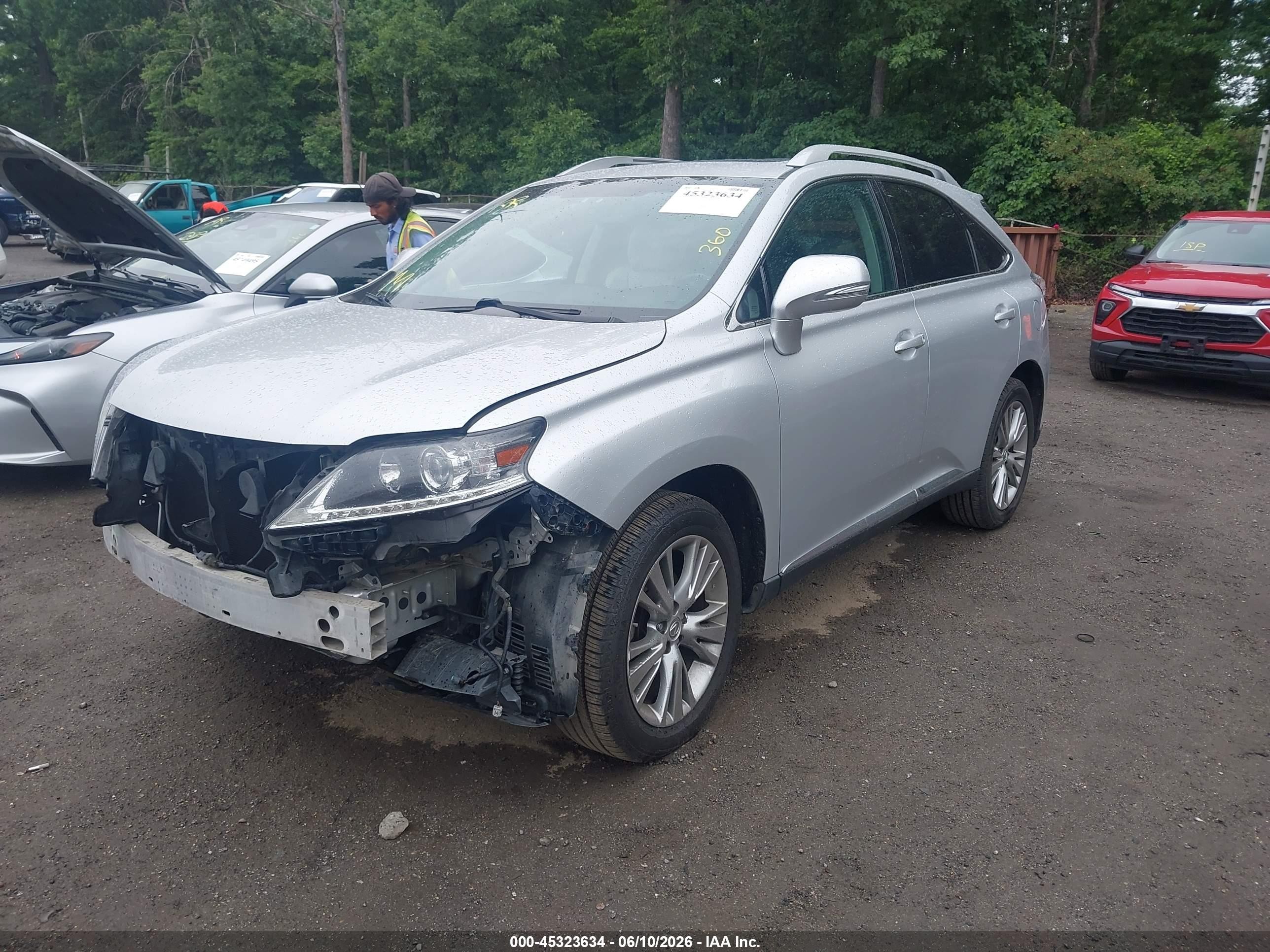 2013 Lexus Rx 350 Silver vin: 2T2ZK1BA1DC125299