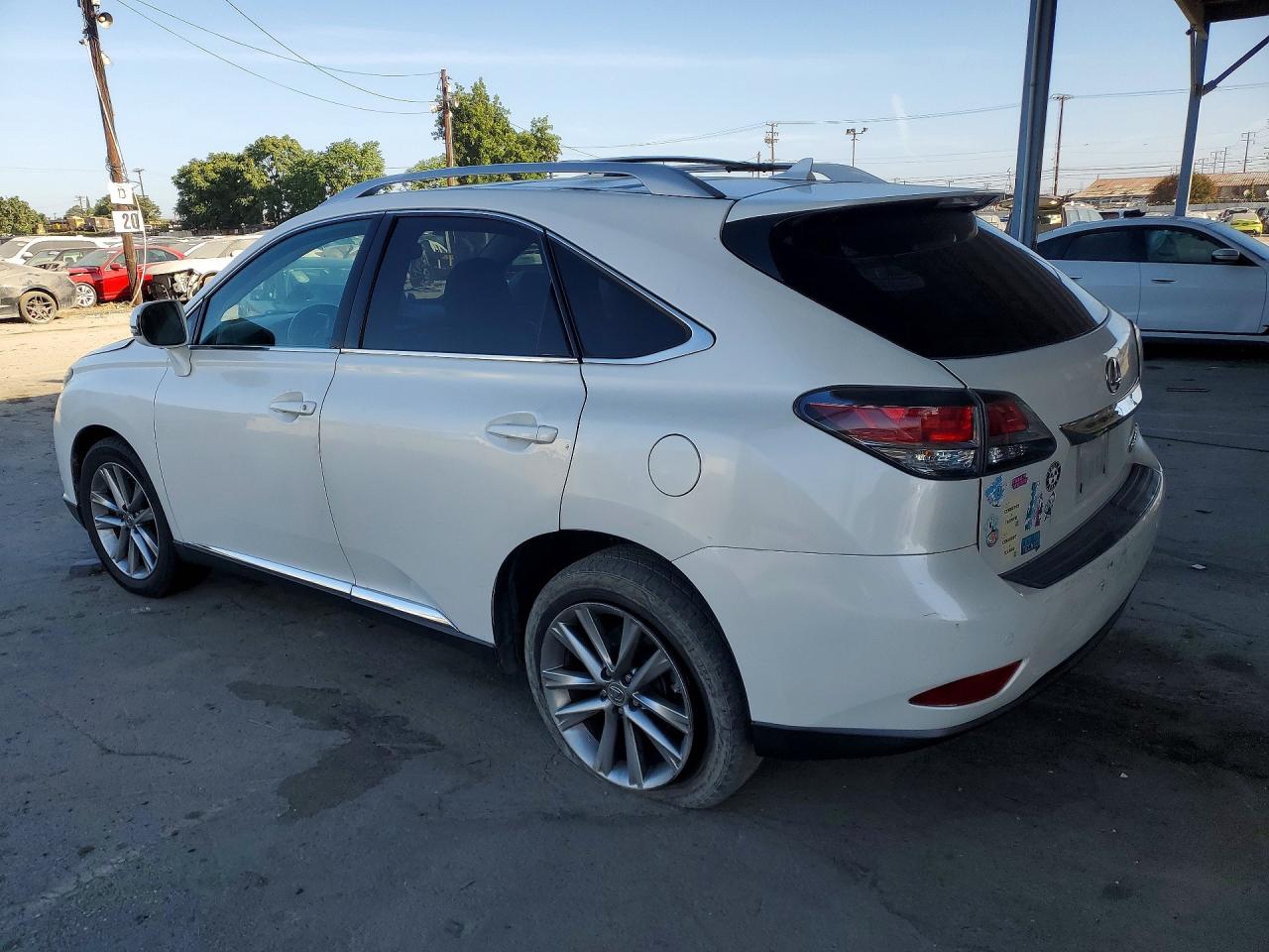 2013 Lexus Rx 350 White vin: 2T2ZK1BA1DC128798