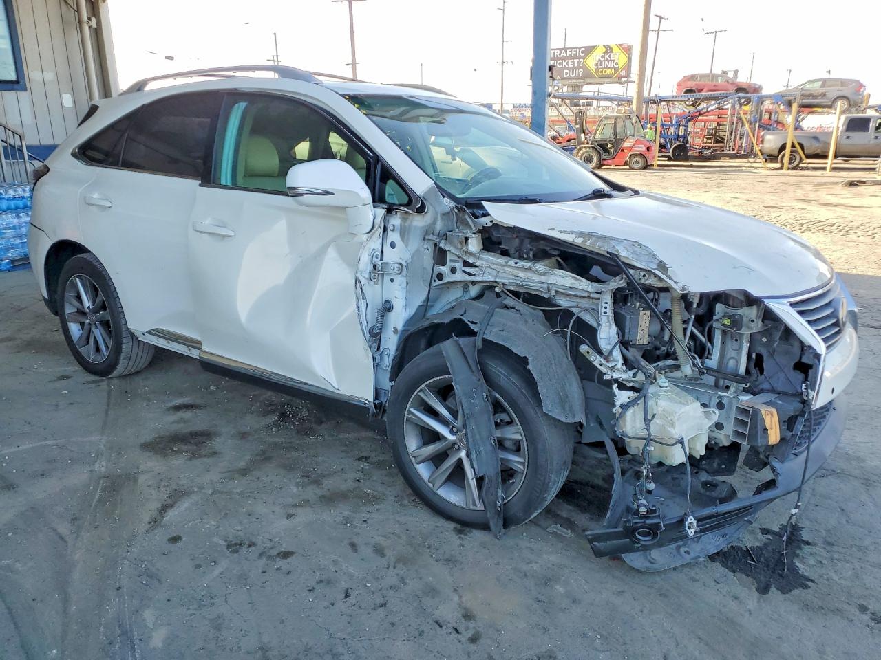 2013 Lexus Rx 350 White vin: 2T2ZK1BA1DC128798