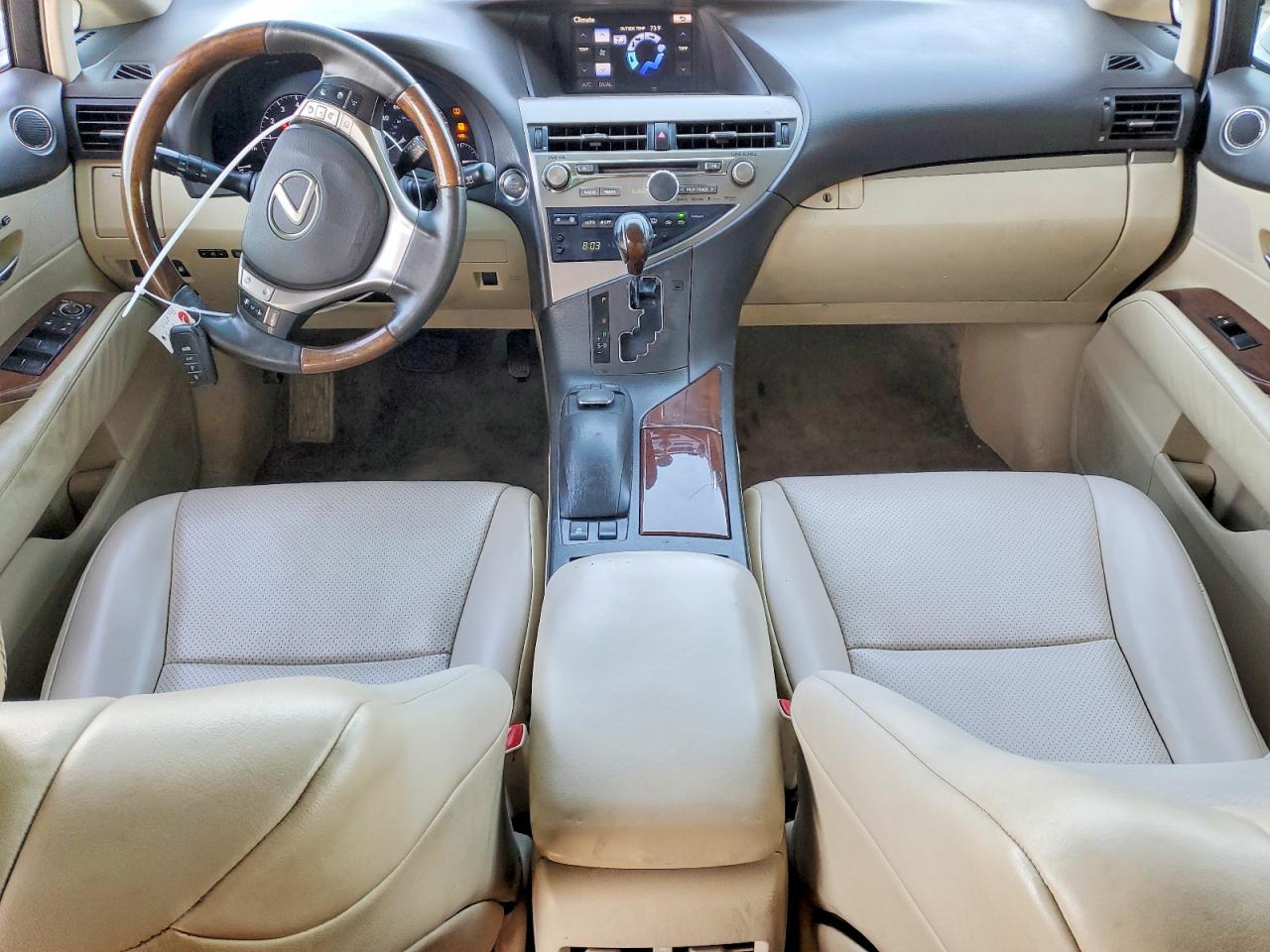2013 Lexus Rx 350 White vin: 2T2ZK1BA1DC128798