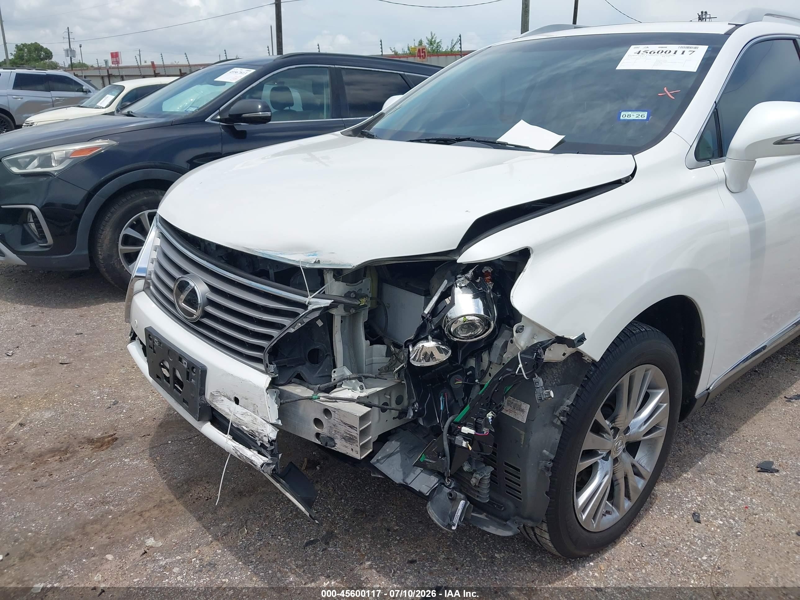 2013 Lexus Rx 350   White vin: 2T2ZK1BA1DC131961
