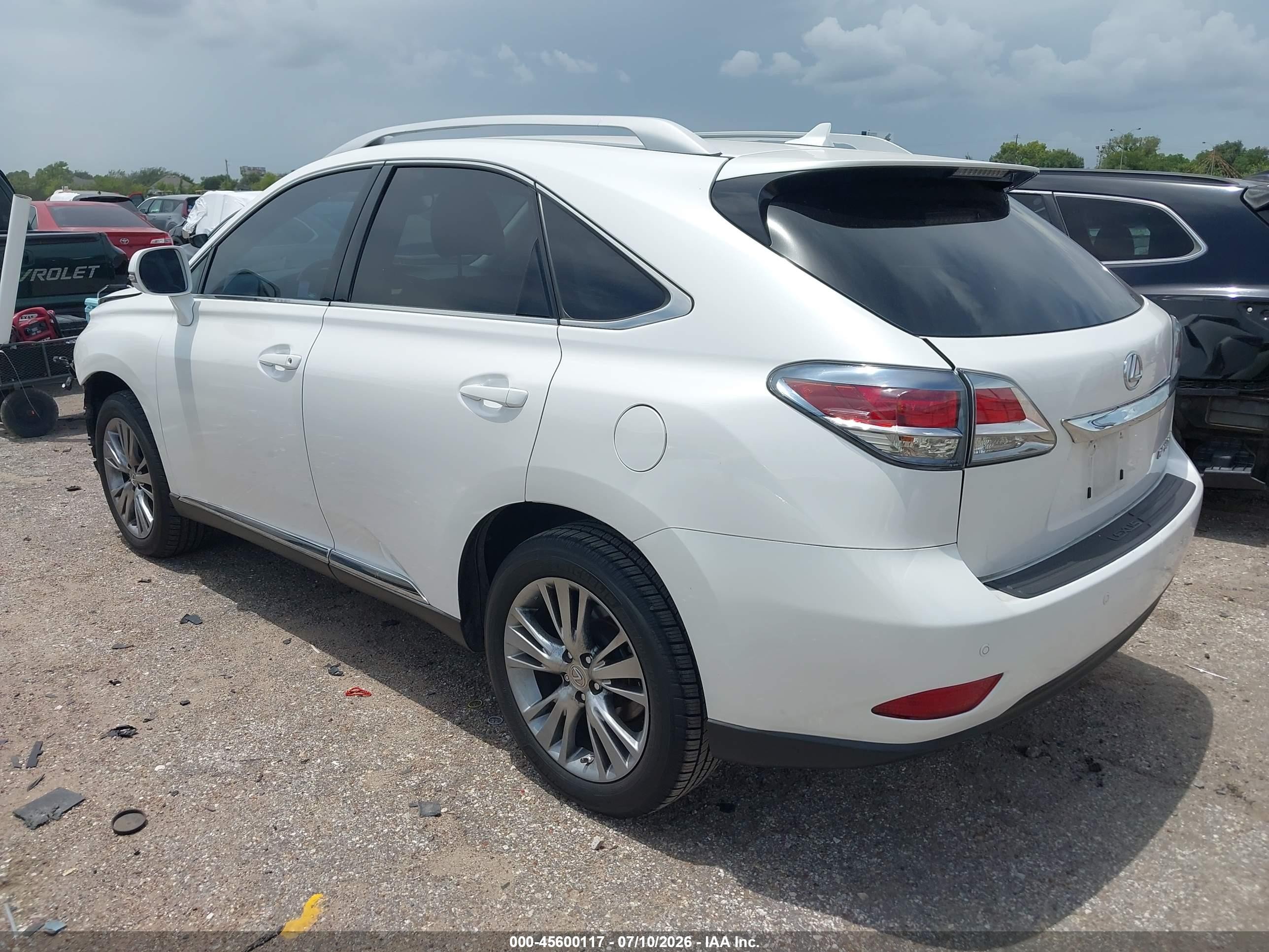 2013 Lexus Rx 350   White vin: 2T2ZK1BA1DC131961