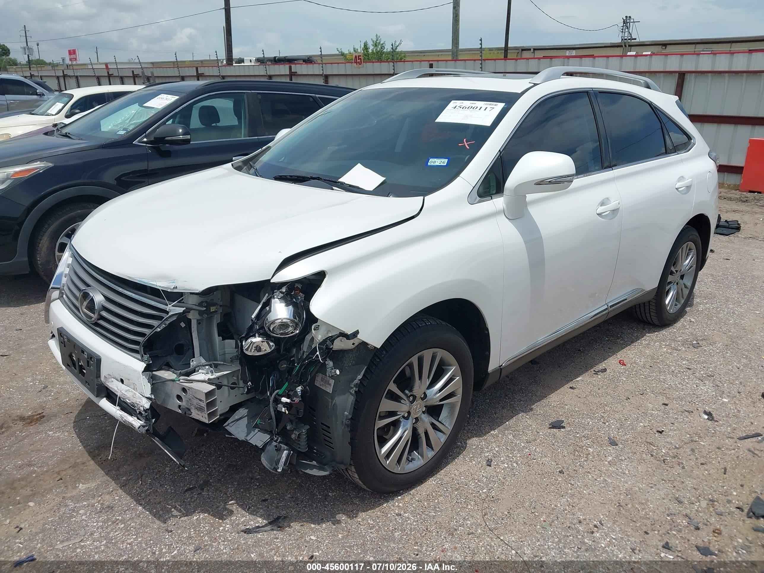 2013 Lexus Rx 350   White vin: 2T2ZK1BA1DC131961
