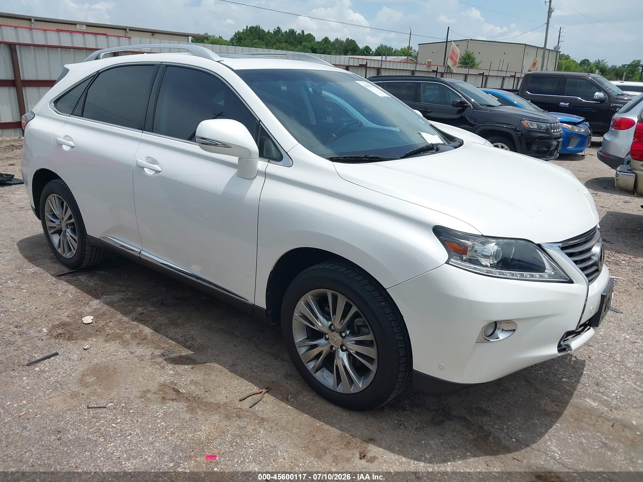 2013 Lexus Rx 350   White vin: 2T2ZK1BA1DC131961
