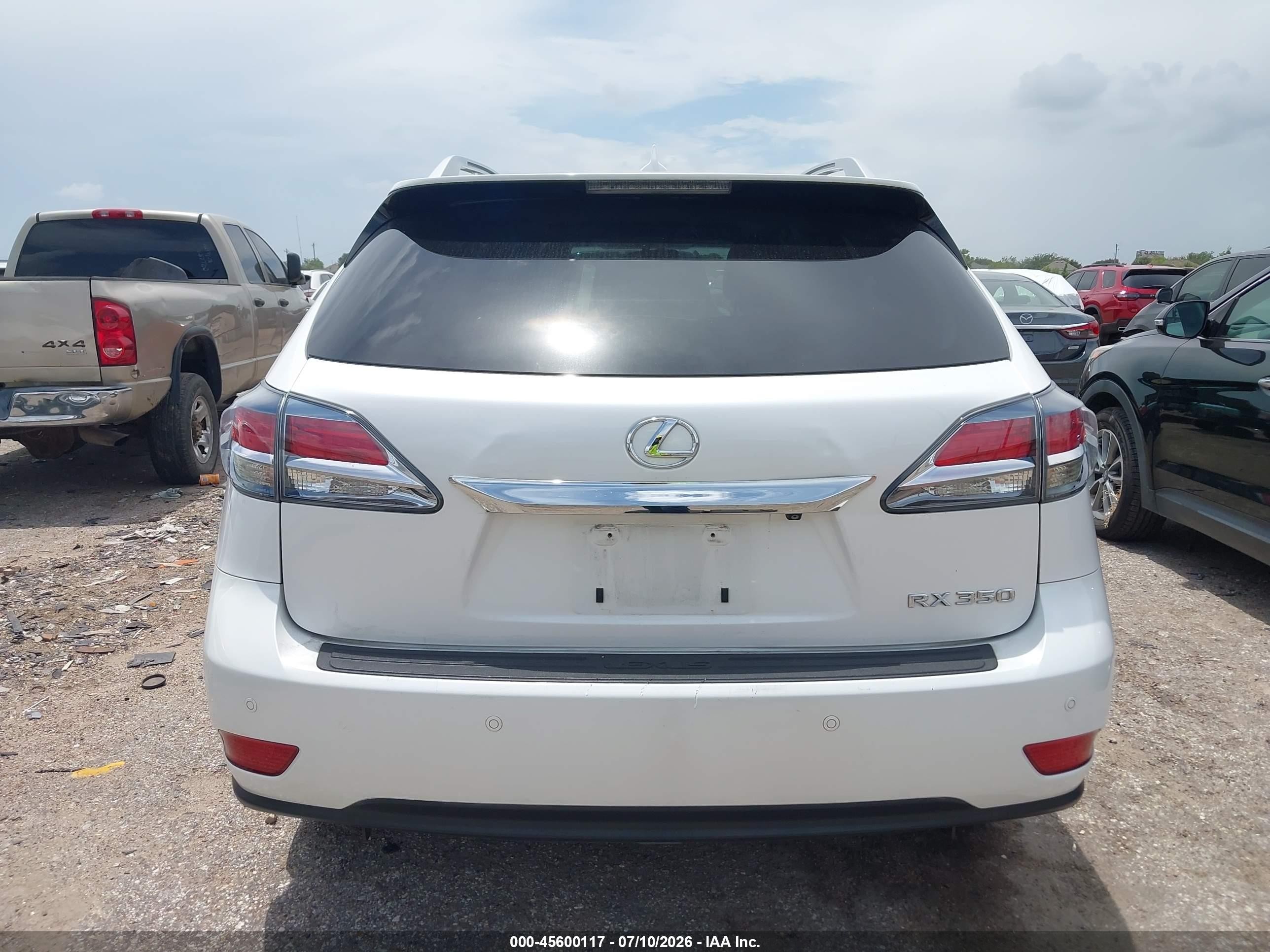 2013 Lexus Rx 350   White vin: 2T2ZK1BA1DC131961