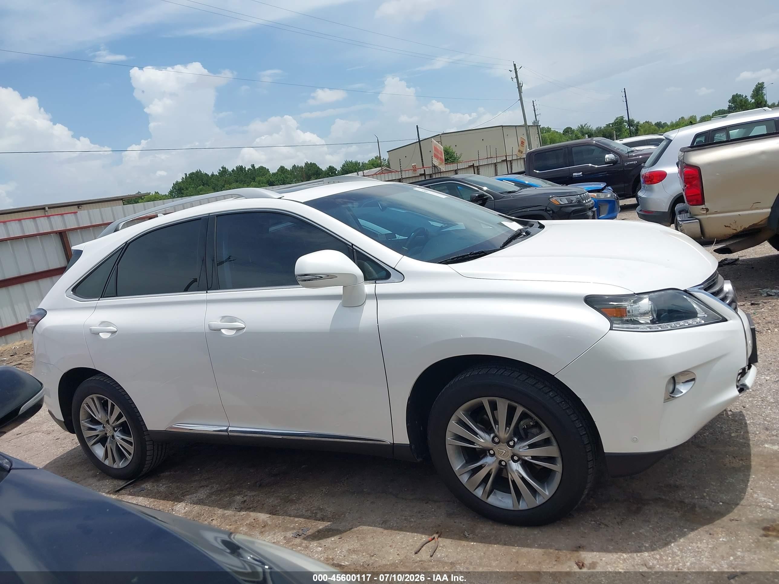 2013 Lexus Rx 350   White vin: 2T2ZK1BA1DC131961