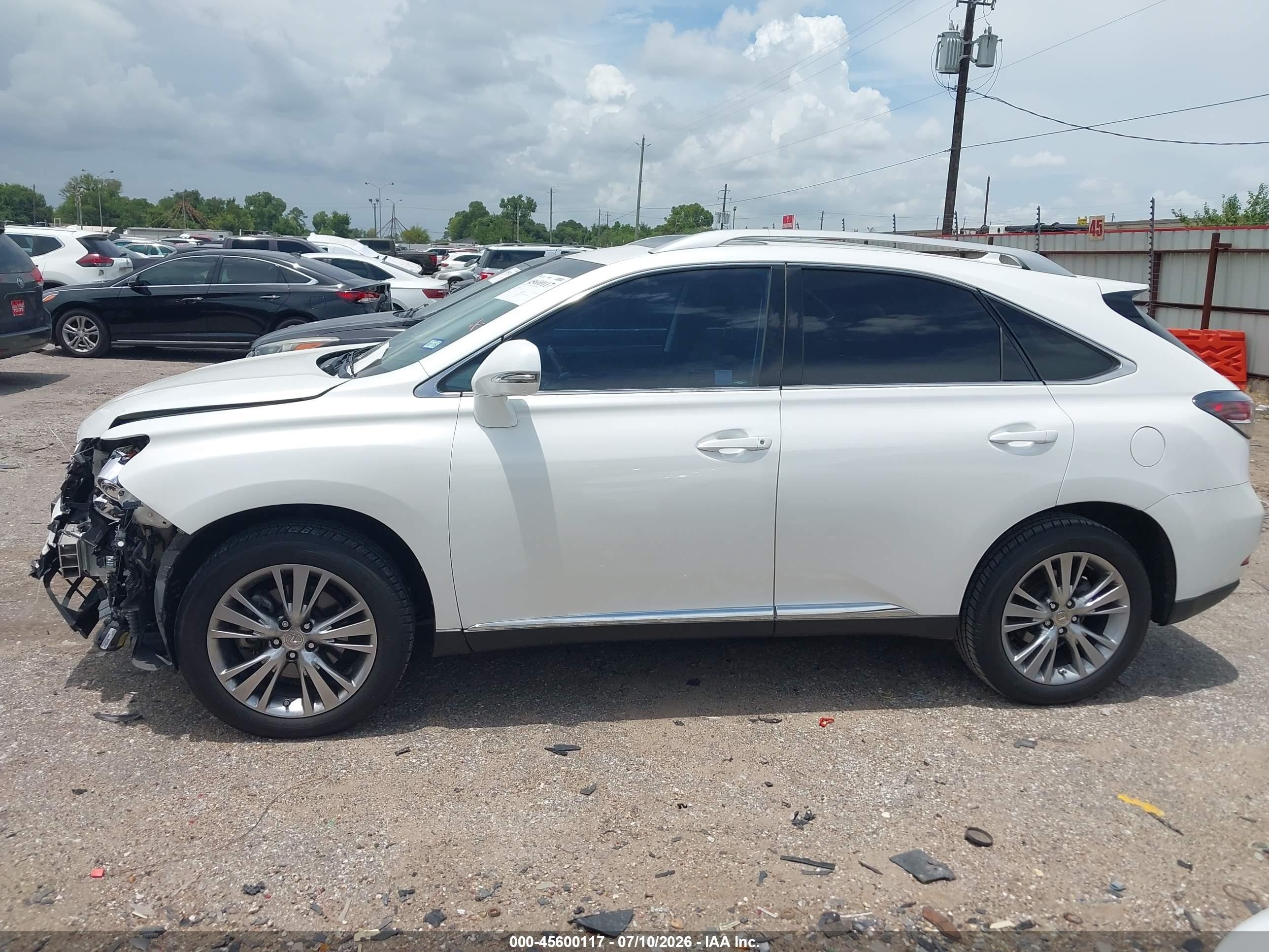 2013 Lexus Rx 350   White vin: 2T2ZK1BA1DC131961