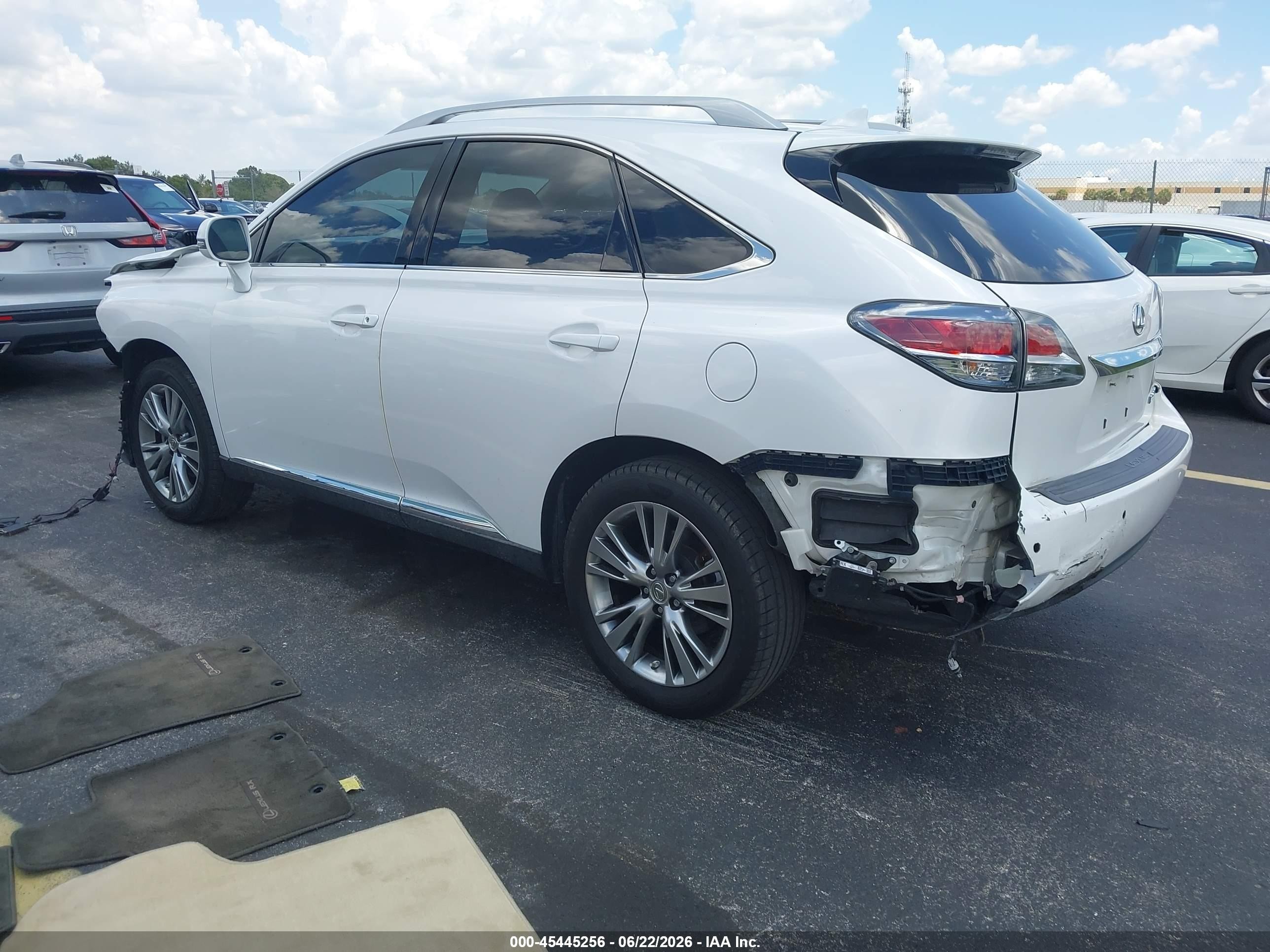 2014 Lexus Rx 350   White vin: 2T2ZK1BA1EC135302