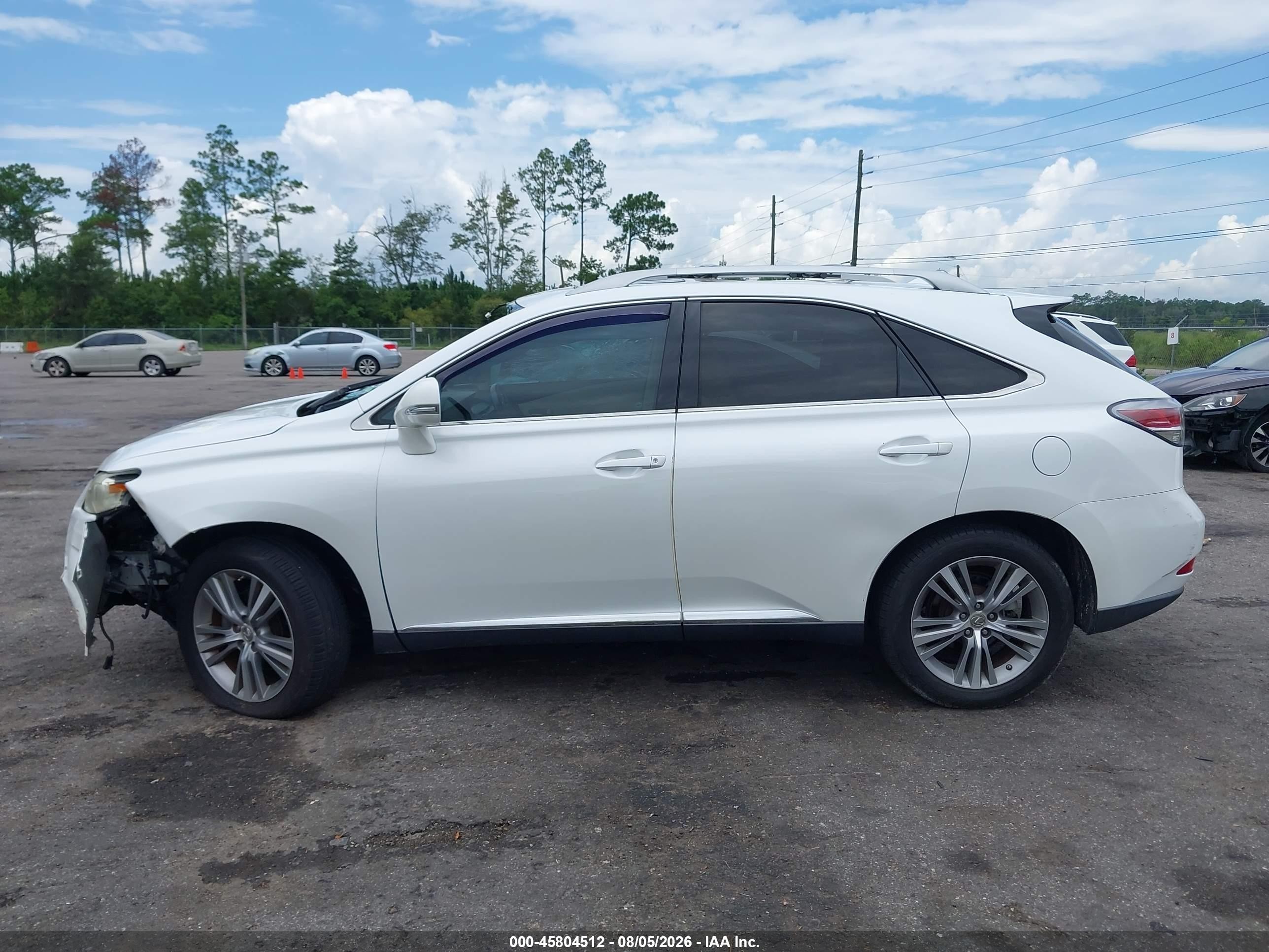 2015 Lexus Rx 350   White vin: 2T2ZK1BA1FC150870