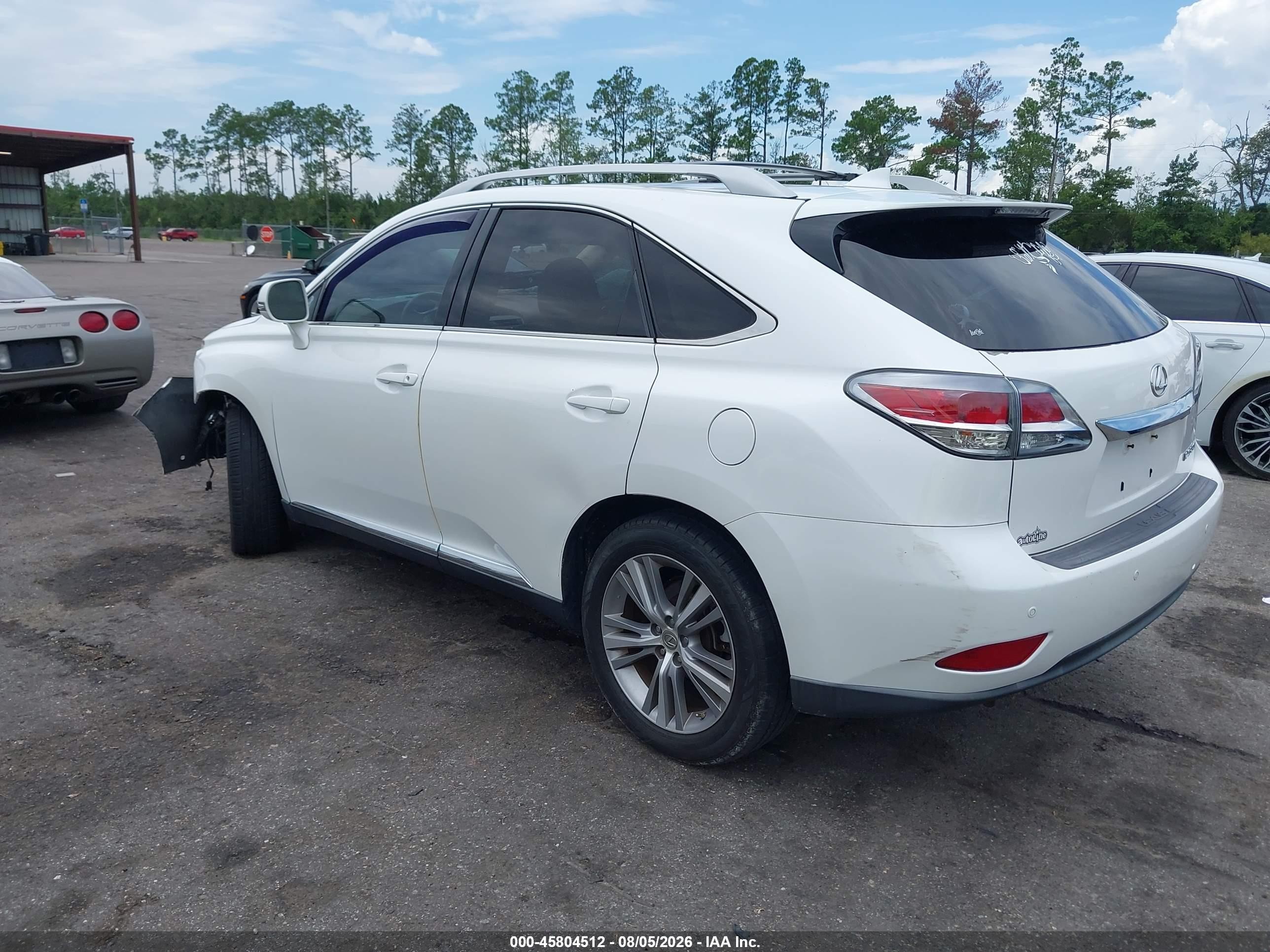 2015 Lexus Rx 350   White vin: 2T2ZK1BA1FC150870