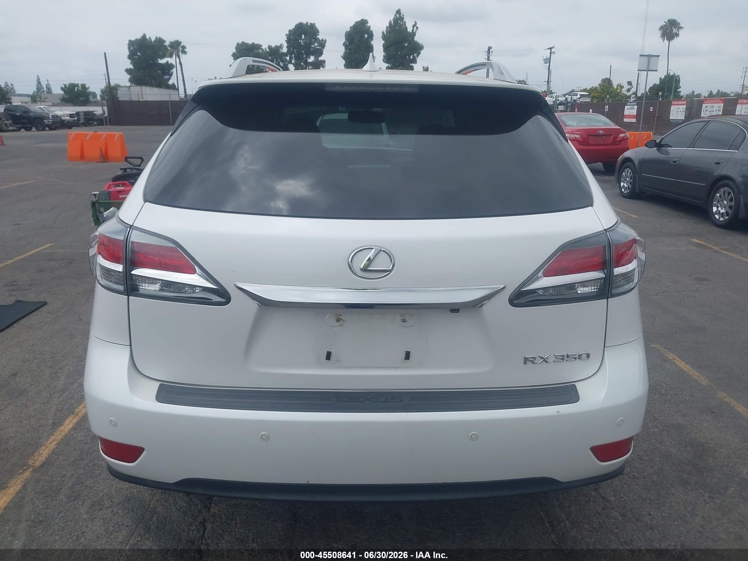 2015 Lexus Rx 350 White vin: 2T2ZK1BA1FC159505