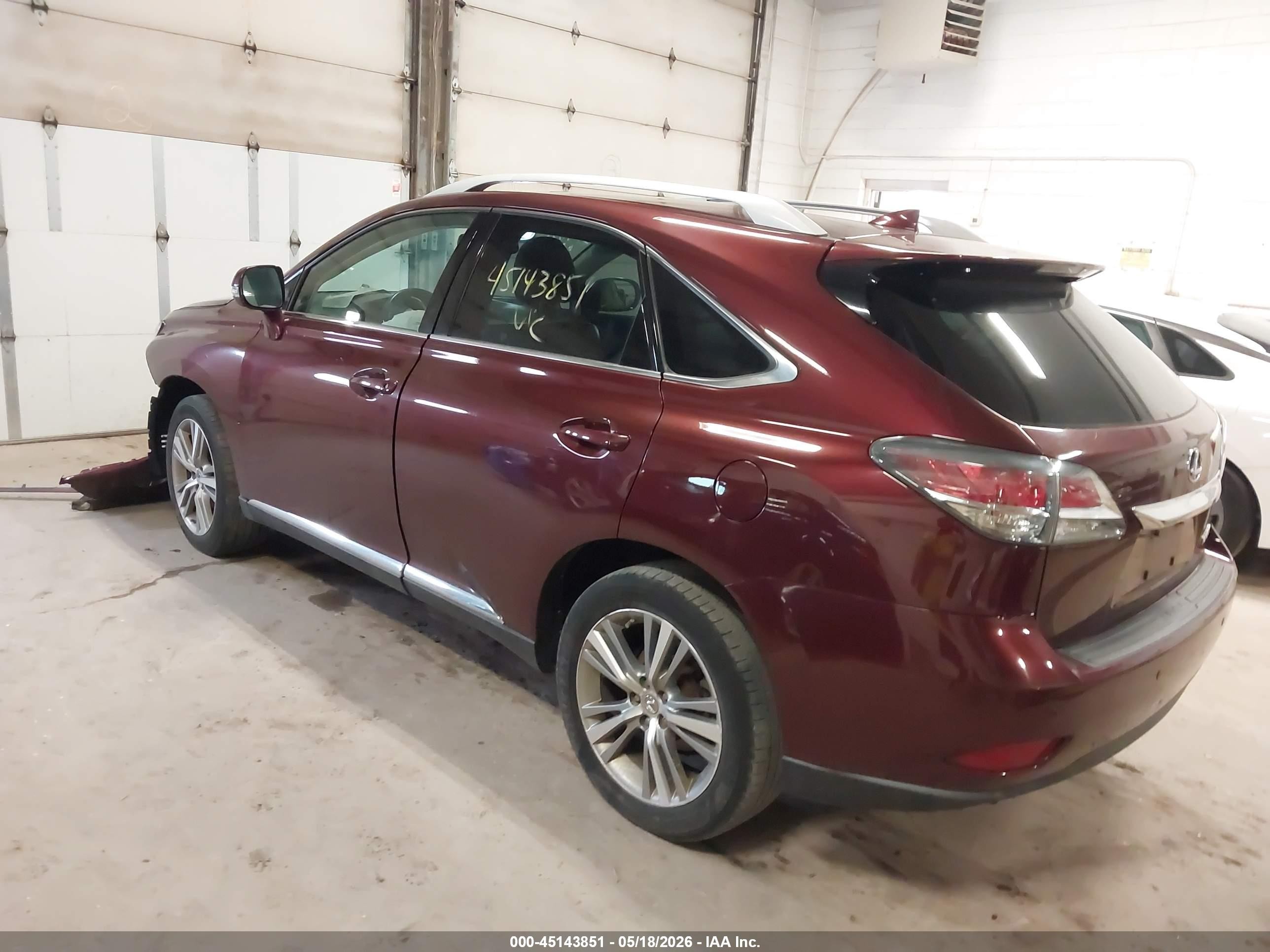 2015 Lexus Rx 350   Burgundy vin: 2T2ZK1BA1FC164445