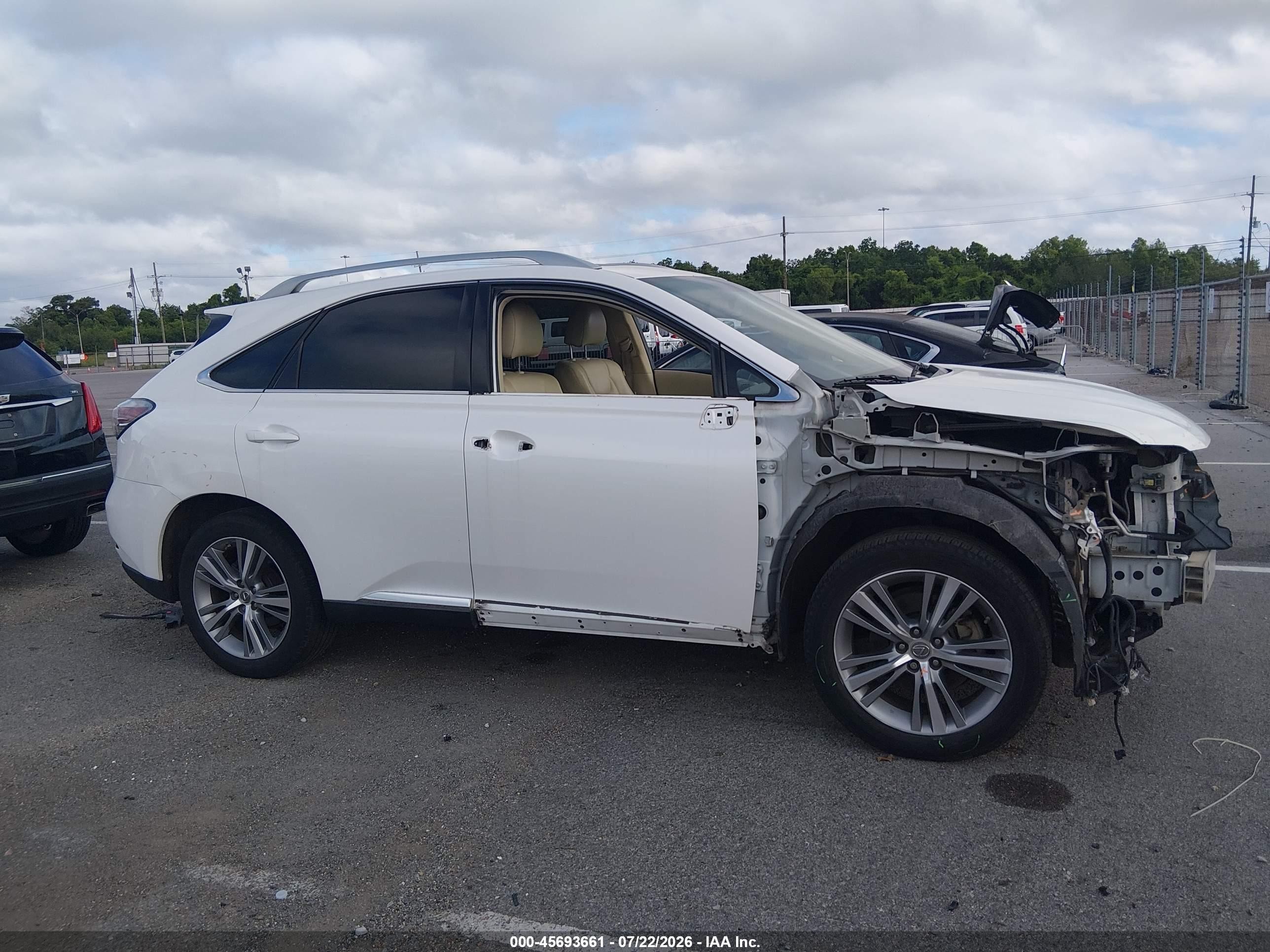 2015 Lexus Rx 350   White vin: 2T2ZK1BA1FC174053