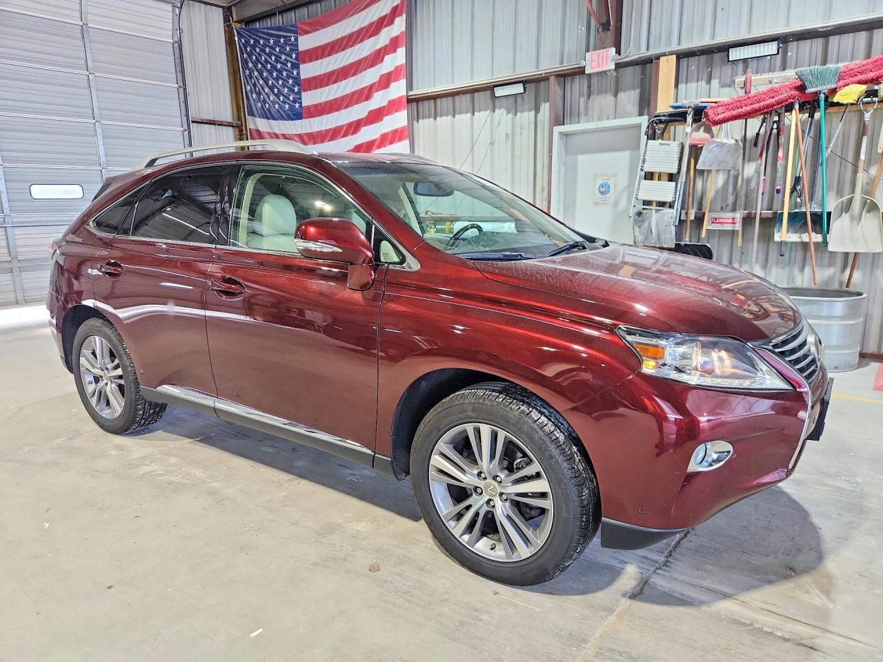 2015 Lexus Rx 350 Base Maroon vin: 2T2ZK1BA1FC181987