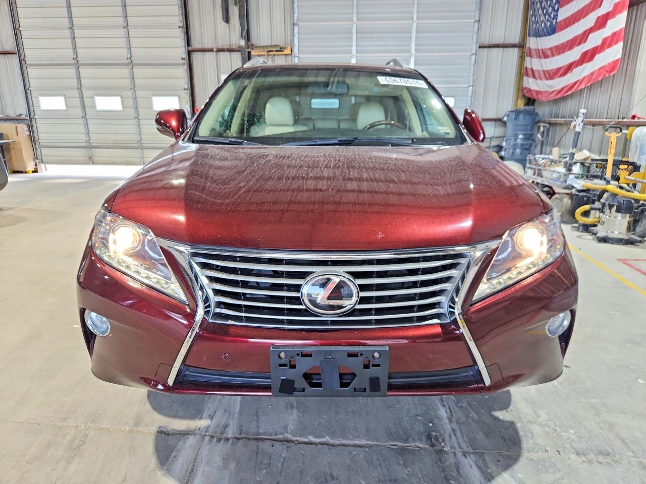 2015 Lexus Rx 350 Base Maroon vin: 2T2ZK1BA1FC181987