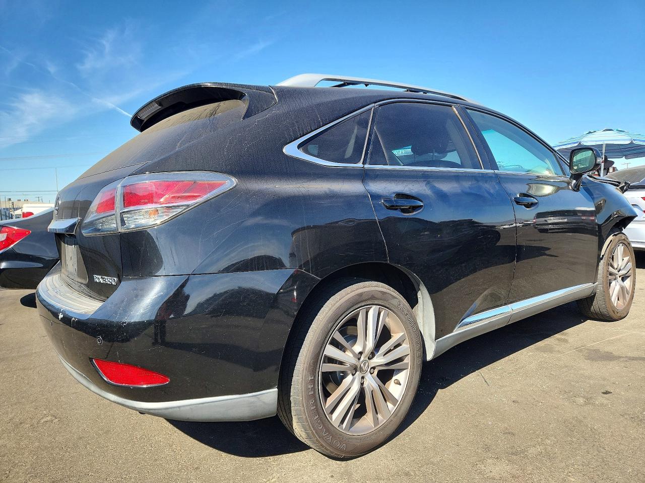 2015 Lexus Rx 350 Base Черный vin: 2T2ZK1BA1FC183609