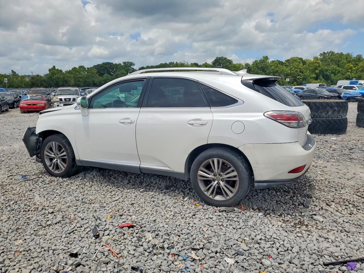 2015 Lexus Rx 350 Base White vin: 2T2ZK1BA1FC186283