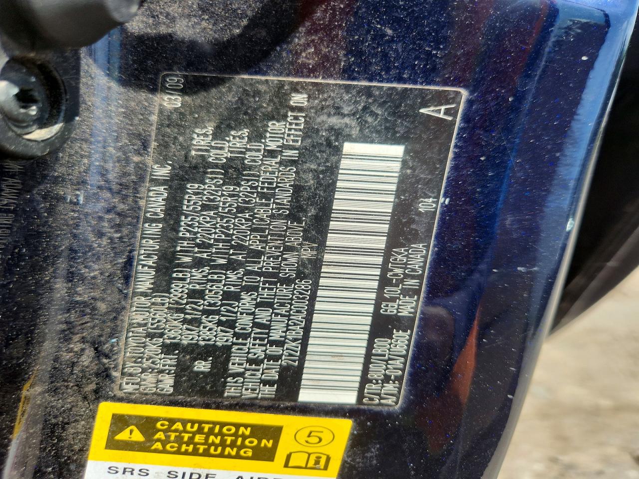 2010 Lexus Rx 350 Black vin: 2T2ZK1BA2AC003286