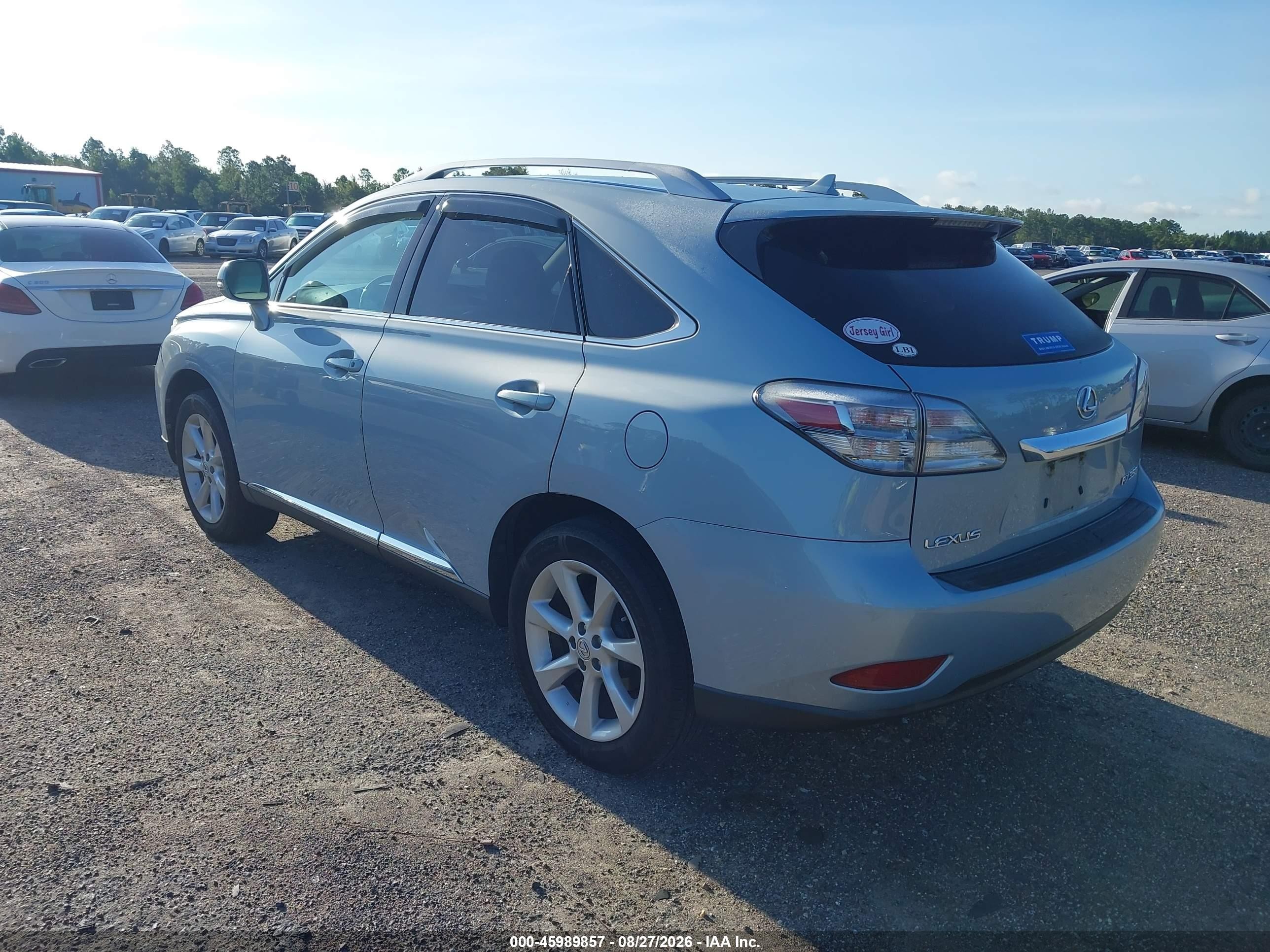 2010 Lexus Rx 350 Light Blue vin: 2T2ZK1BA2AC004311