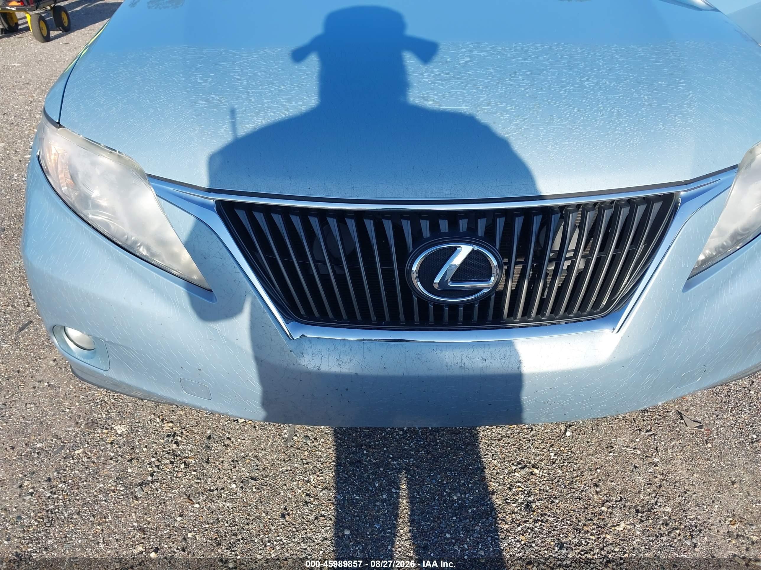 2010 Lexus Rx 350 Light Blue vin: 2T2ZK1BA2AC004311