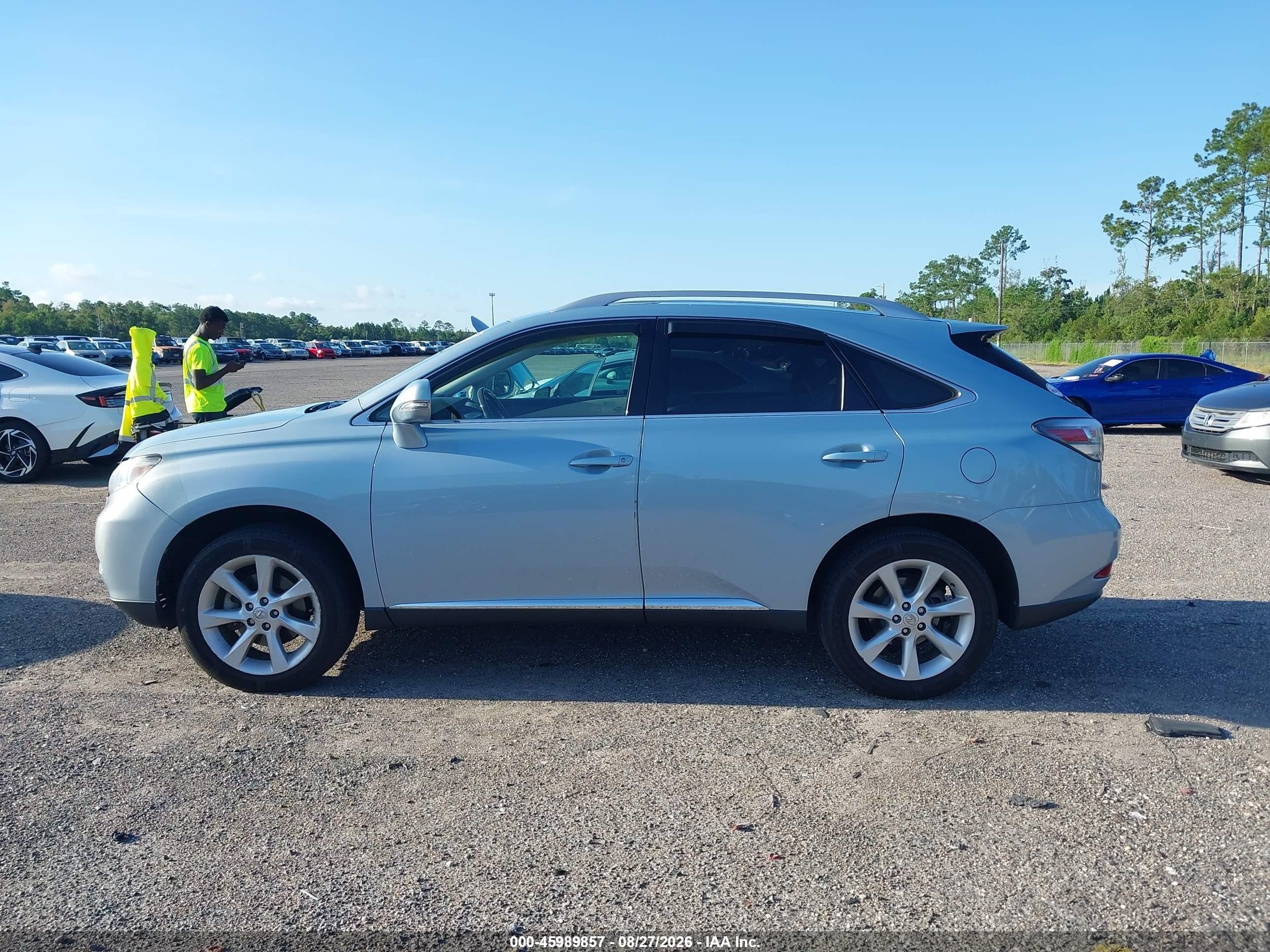 2010 Lexus Rx 350 Light Blue vin: 2T2ZK1BA2AC004311