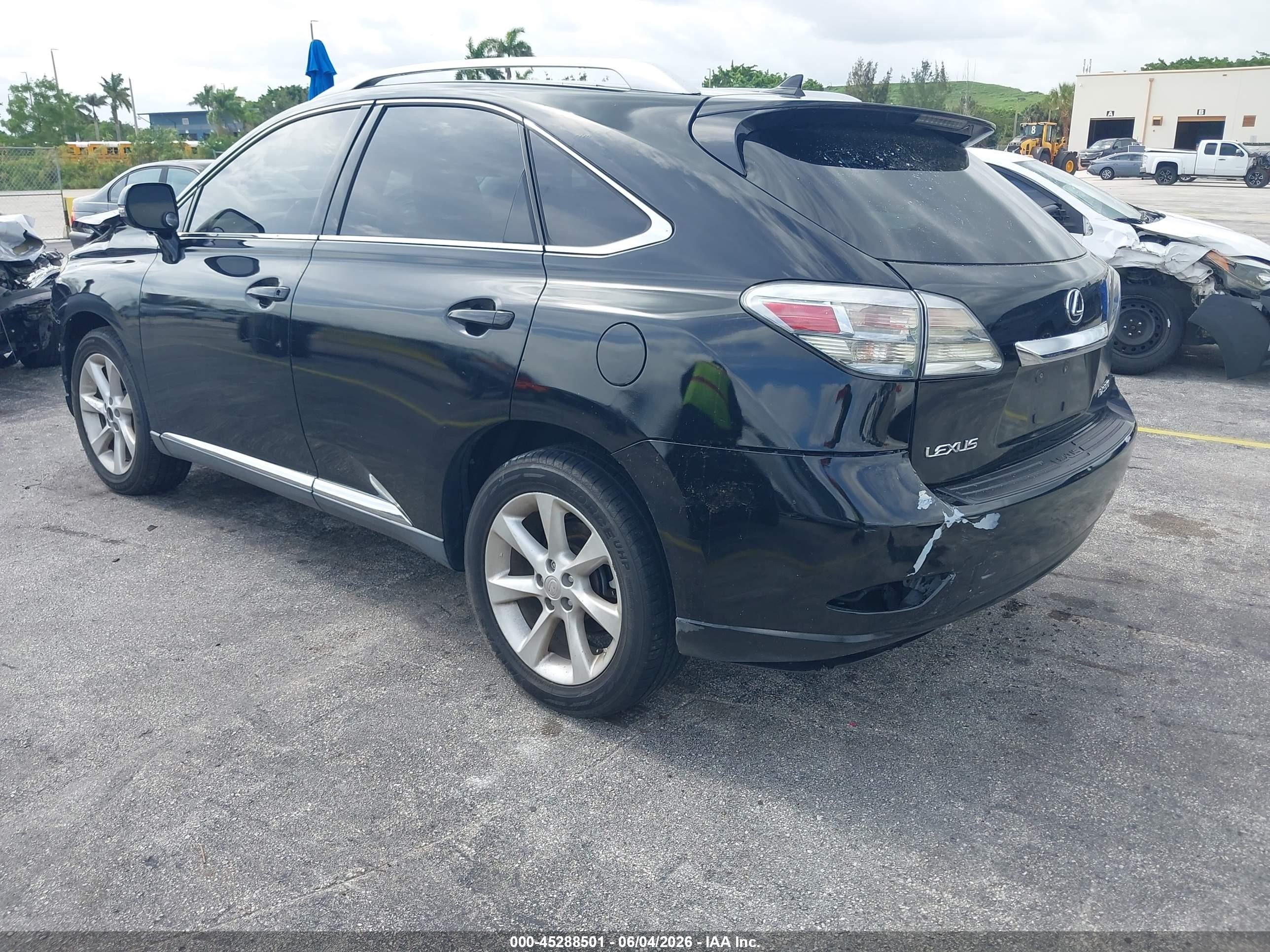 2010 Lexus Rx 350   Черный vin: 2T2ZK1BA2AC007404