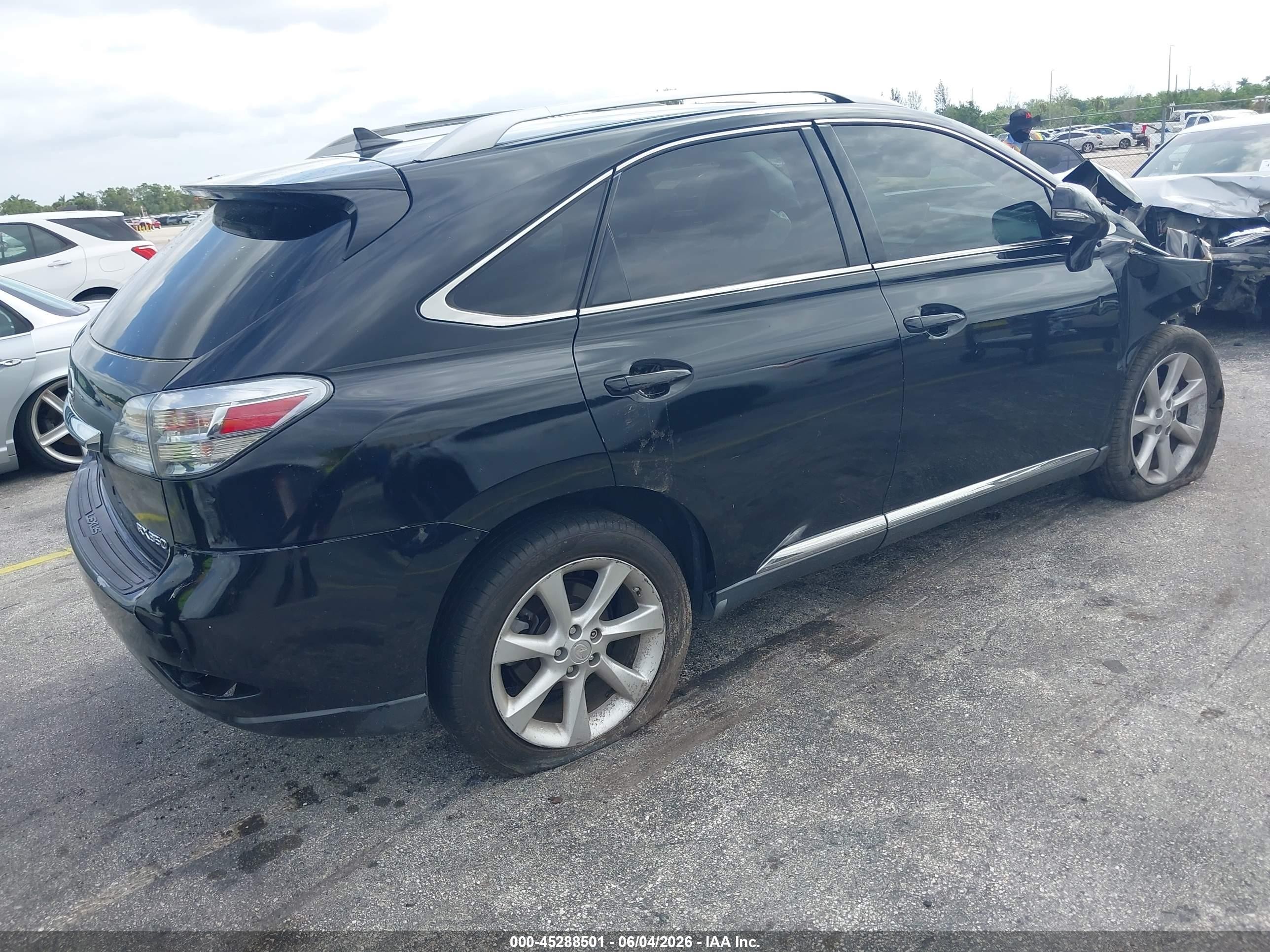 2010 Lexus Rx 350   Черный vin: 2T2ZK1BA2AC007404