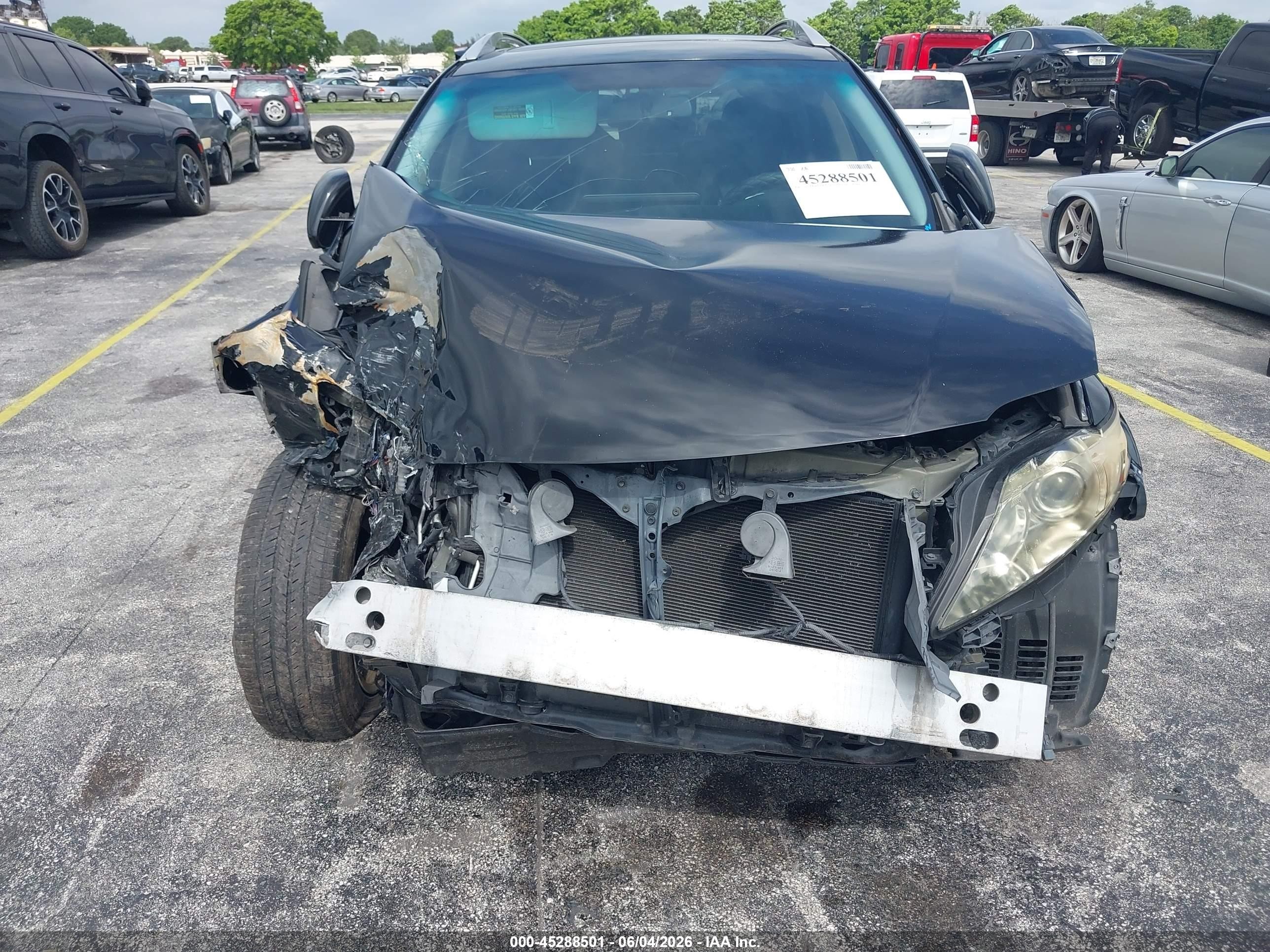 2010 Lexus Rx 350   Черный vin: 2T2ZK1BA2AC007404