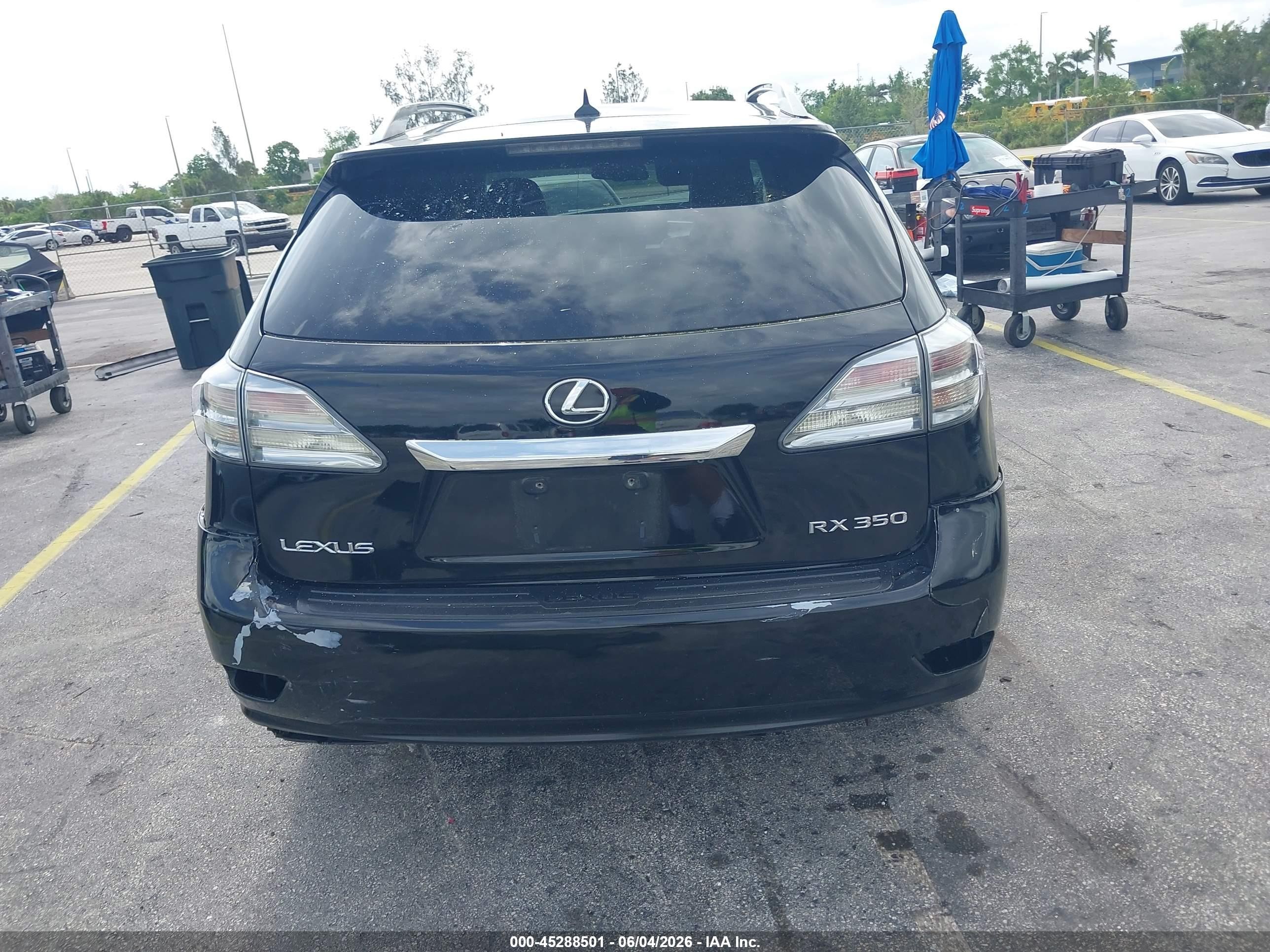2010 Lexus Rx 350   Черный vin: 2T2ZK1BA2AC007404