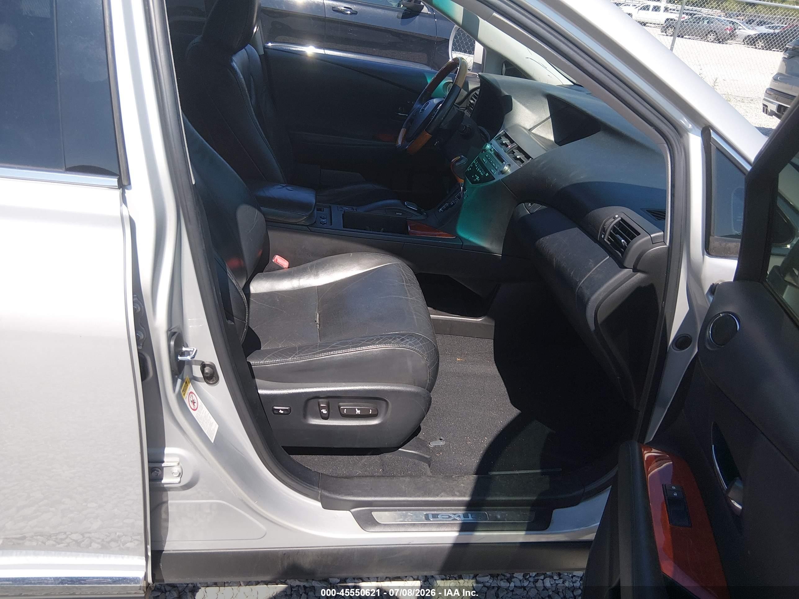 2010 Lexus Rx 350   Silver vin: 2T2ZK1BA2AC011971