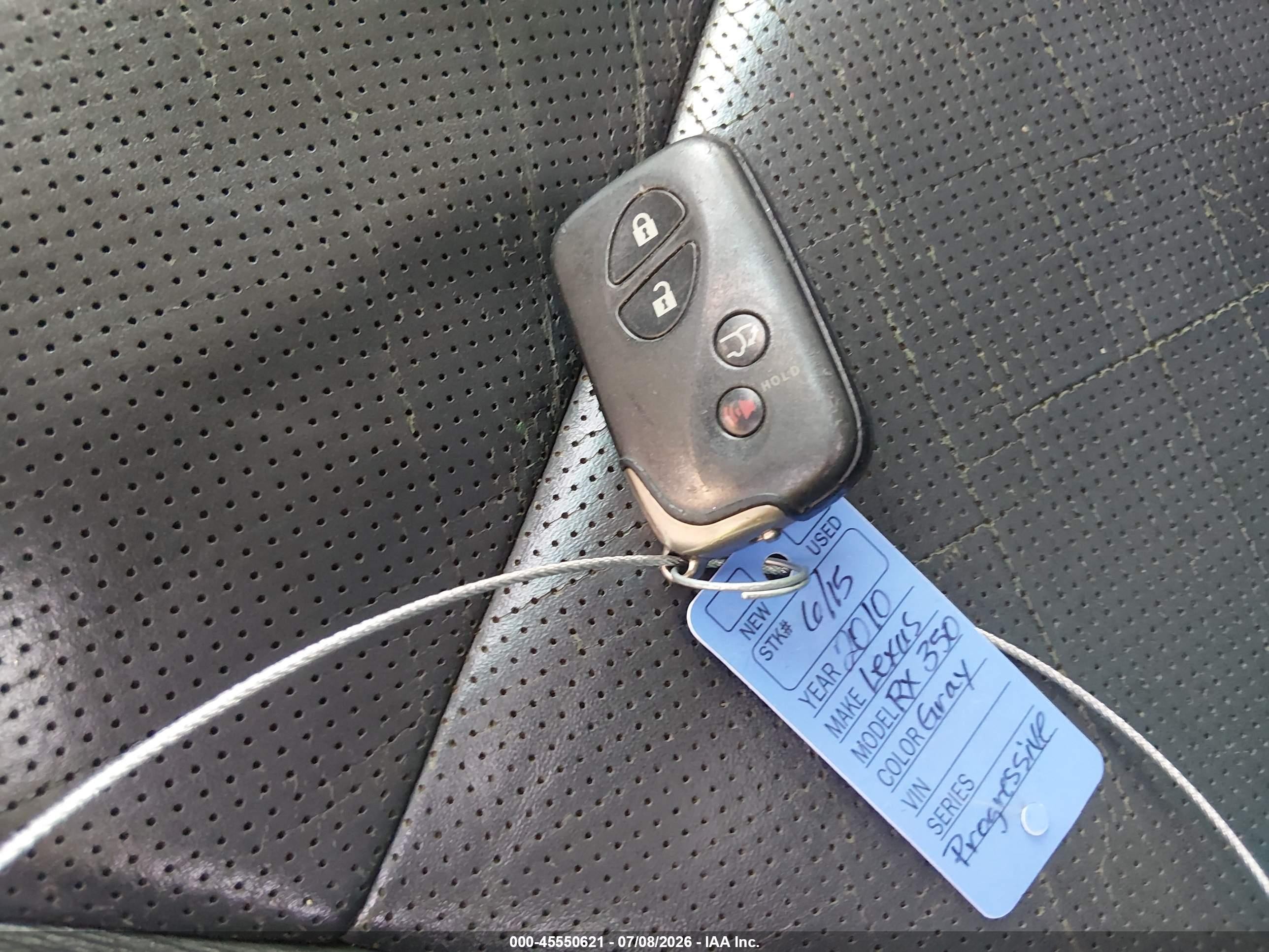 2010 Lexus Rx 350   Silver vin: 2T2ZK1BA2AC011971