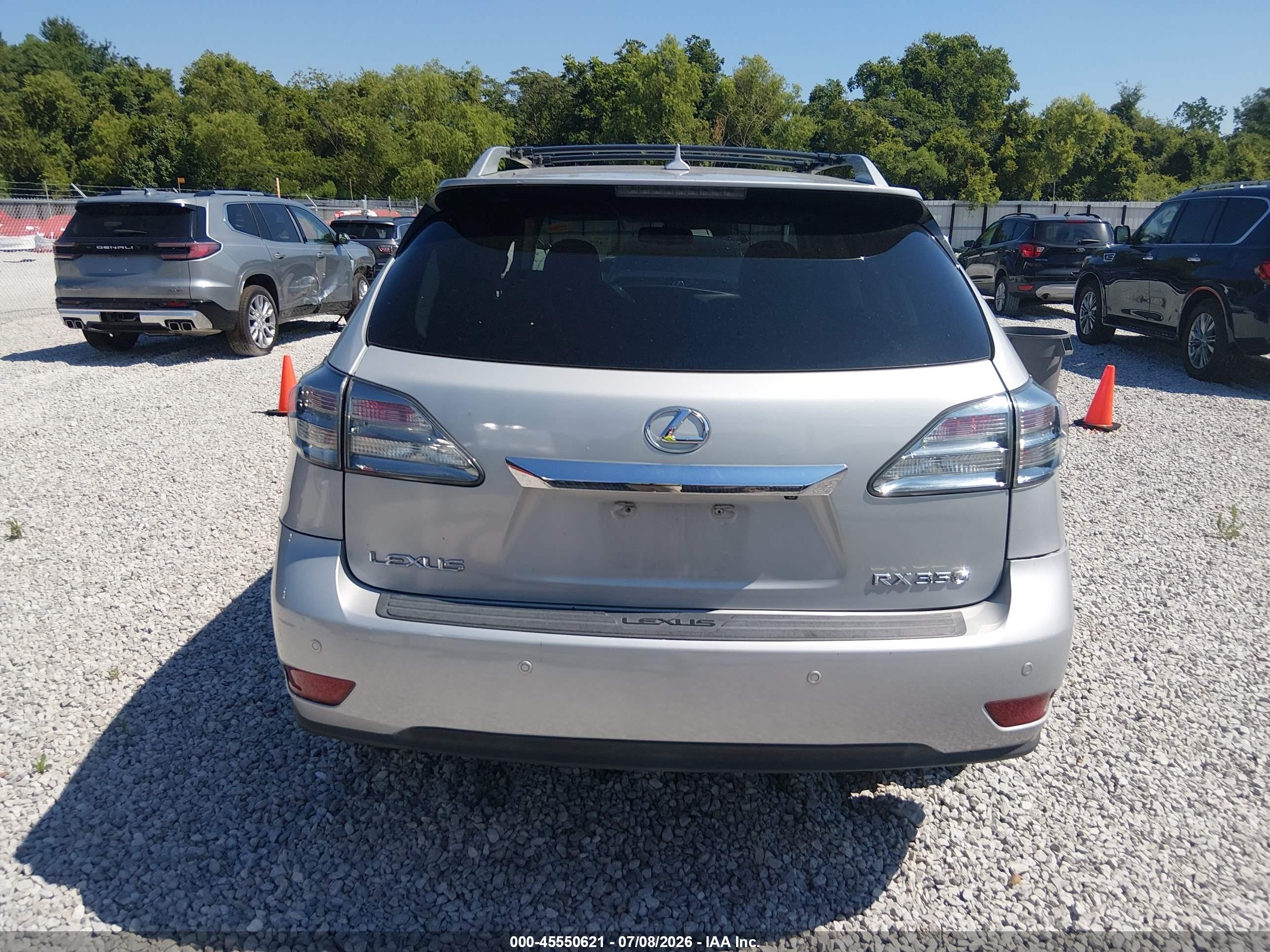 2010 Lexus Rx 350   Silver vin: 2T2ZK1BA2AC011971