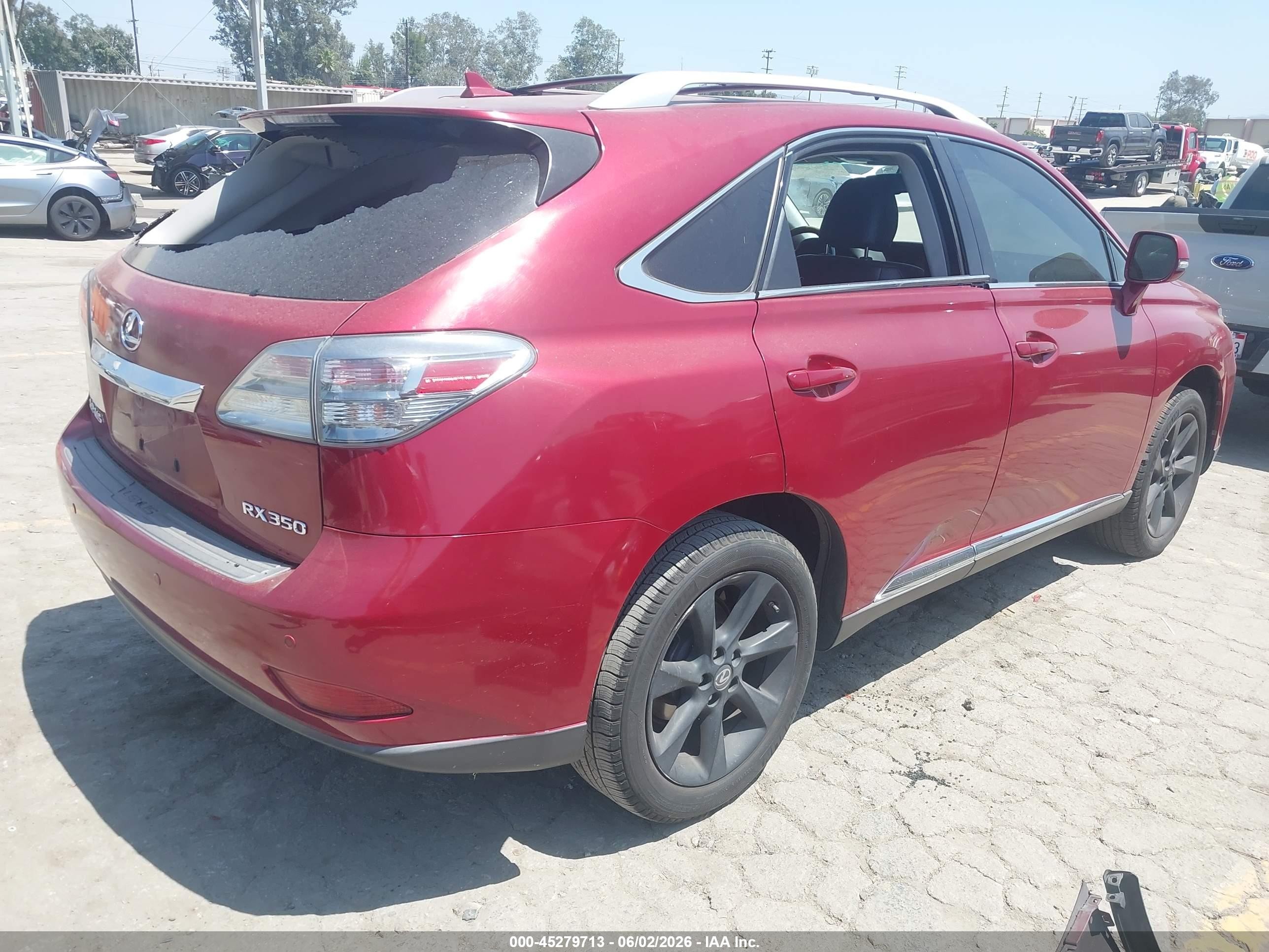 2010 Lexus Rx 350   Red vin: 2T2ZK1BA2AC012487