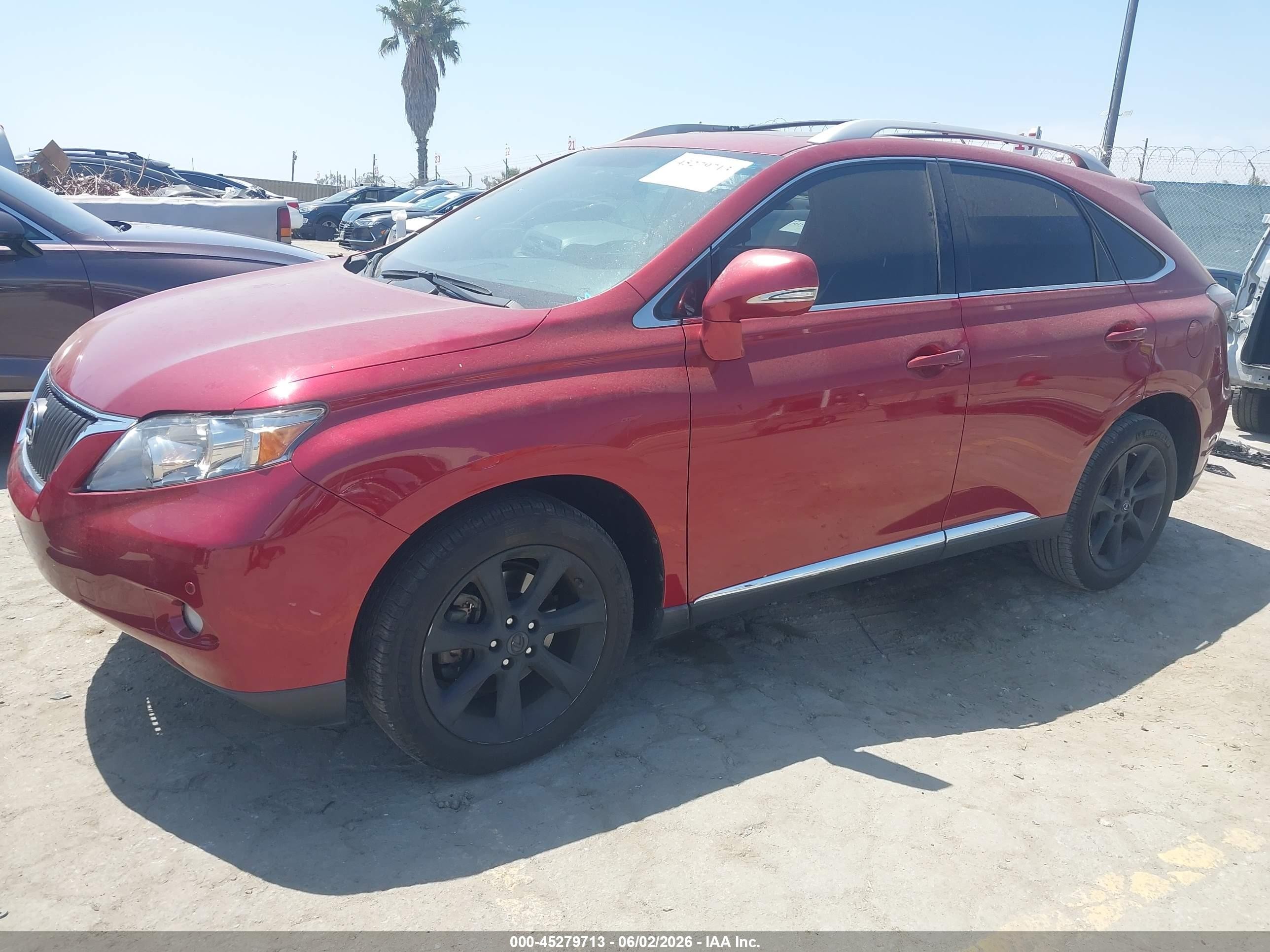 2010 Lexus Rx 350   Red vin: 2T2ZK1BA2AC012487