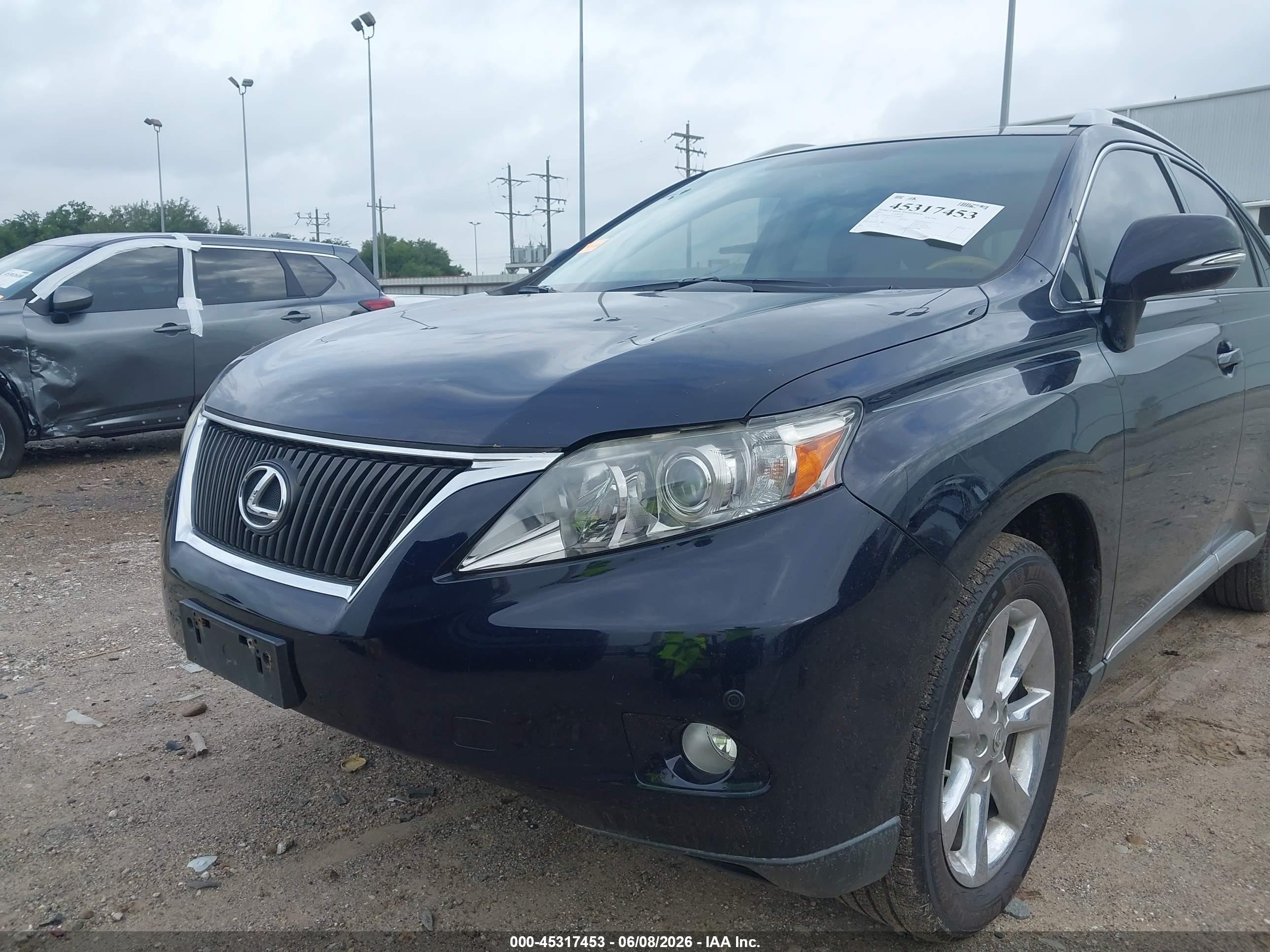 2010 Lexus Rx 350 Dark Blue vin: 2T2ZK1BA2AC018810