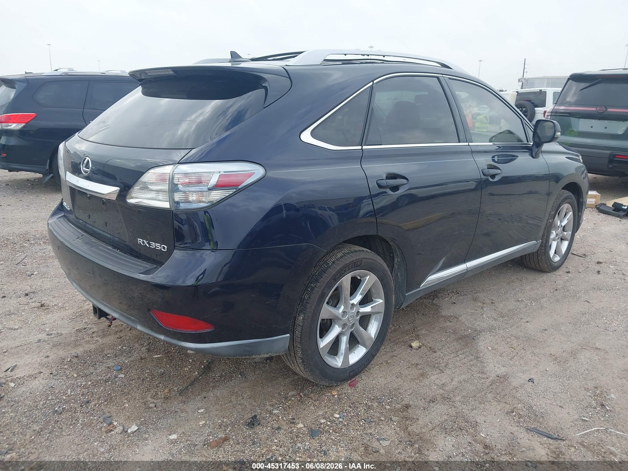 2010 Lexus Rx 350 Dark Blue vin: 2T2ZK1BA2AC018810