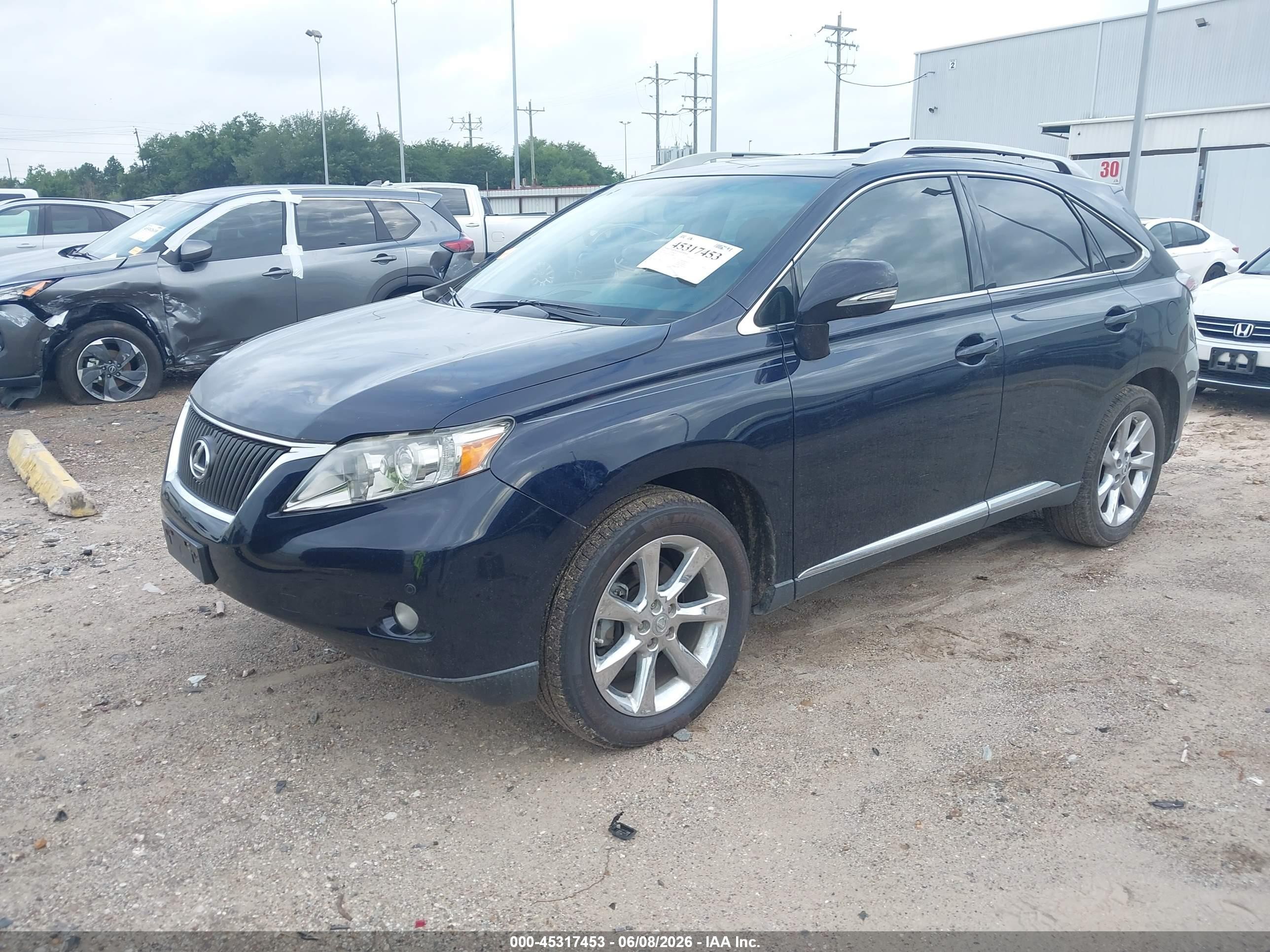 2010 Lexus Rx 350 Dark Blue vin: 2T2ZK1BA2AC018810