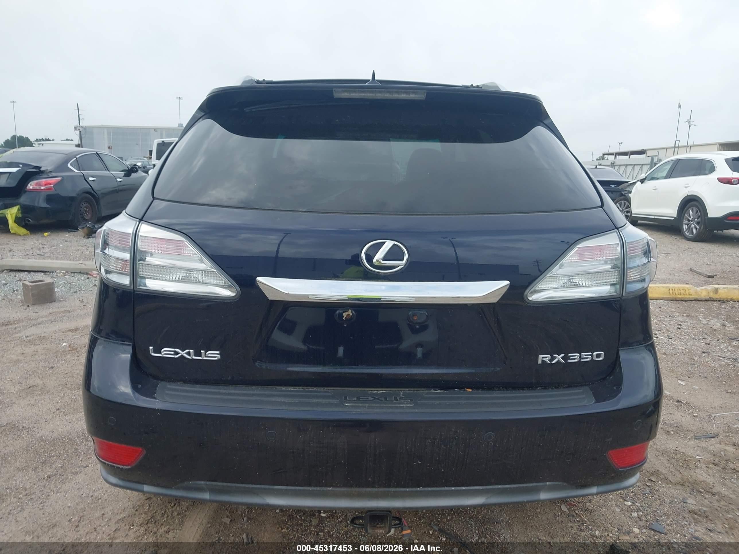 2010 Lexus Rx 350 Dark Blue vin: 2T2ZK1BA2AC018810