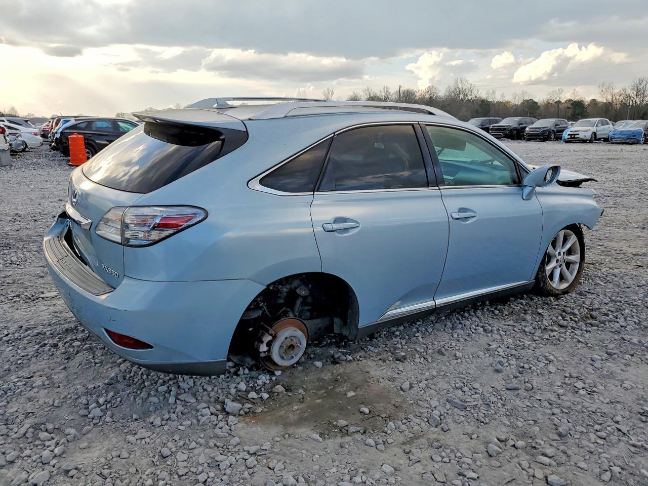 2010 Lexus Rx 350 Base Blue vin: 2T2ZK1BA2AC020377