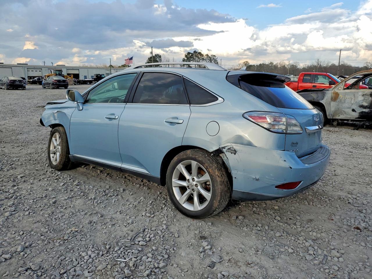 2010 Lexus Rx 350 Base Blue vin: 2T2ZK1BA2AC020377