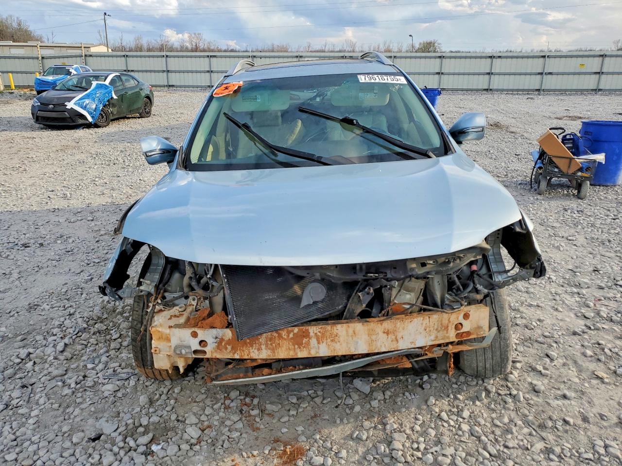2010 Lexus Rx 350 Base Blue vin: 2T2ZK1BA2AC020377