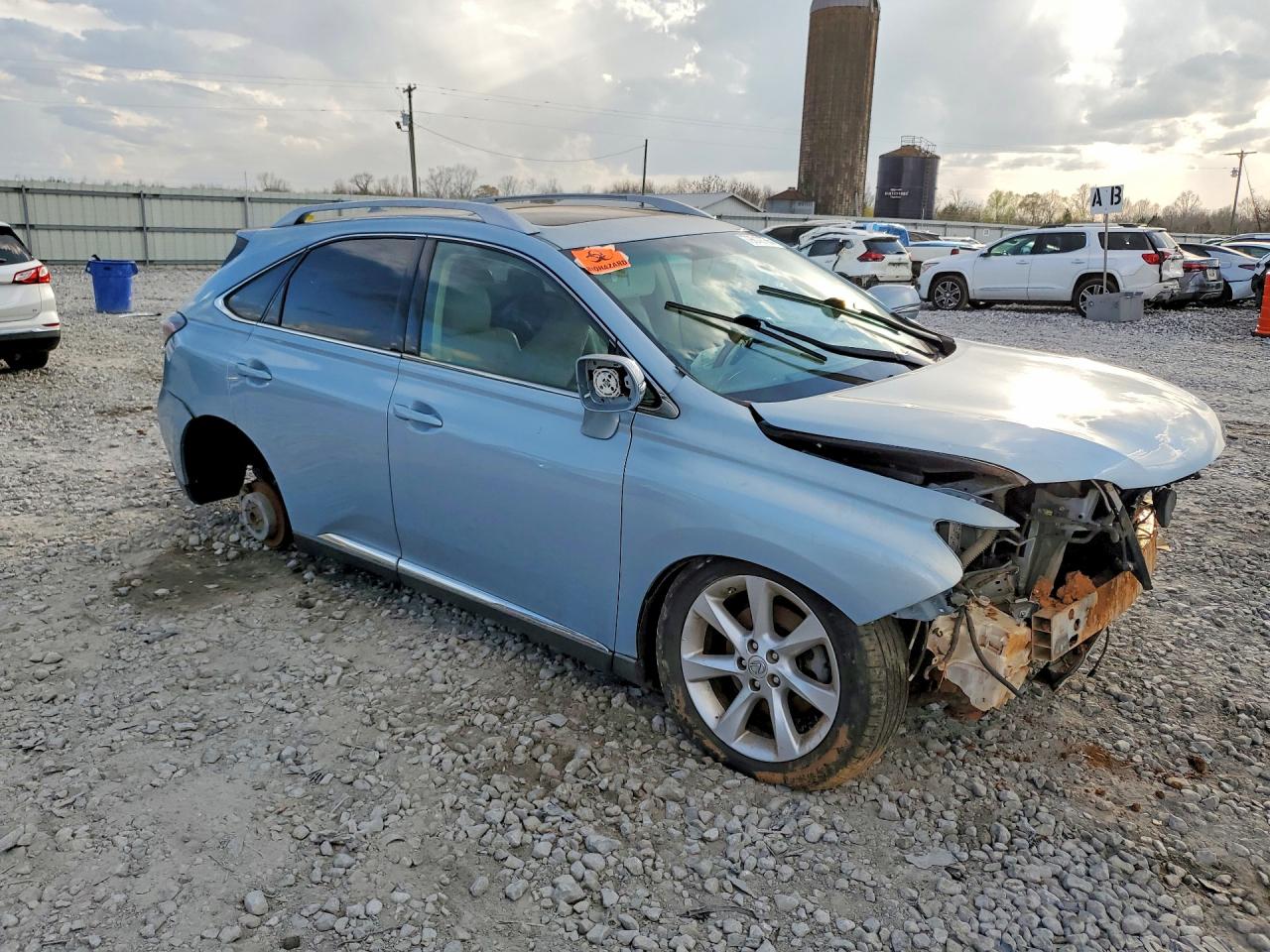 2010 Lexus Rx 350 Base Blue vin: 2T2ZK1BA2AC020377
